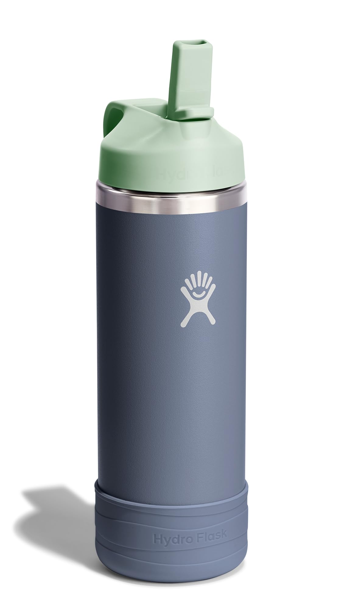 Hydro Flask Kids Water Bottle for School - Stainless Steel and Insulated with Straw Cap - 18 Oz in Koala