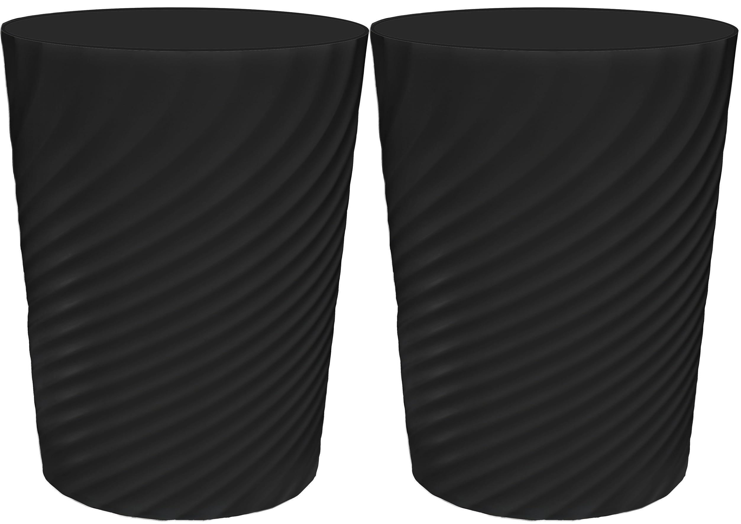 Dajitre 18 Gallon Small Trash Can Wastebasket Recycling Bin Slim Profile For Compact Spaces Bathroom, Office, Bedroom, Kitchen (