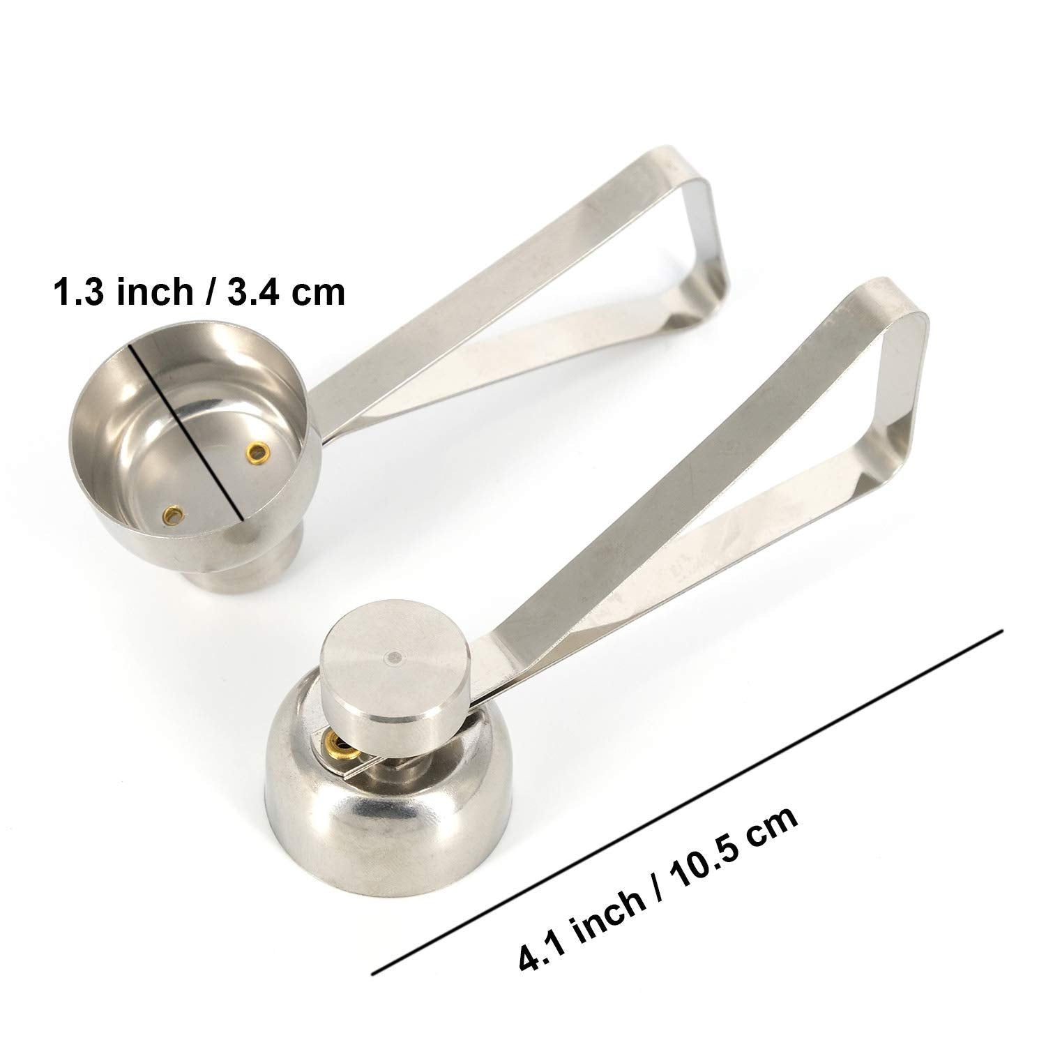 Mayata 2Pcs Metal Stainless Steel Egg Scissors Egg Topper Cutter Shell Opener Boiled Raw Egg Open Creative Kitchen Accessories T