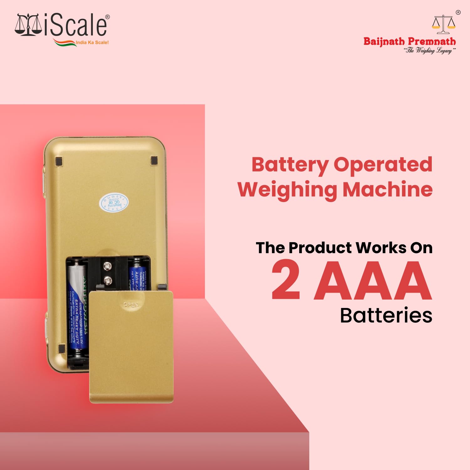 Baijnath Premnath Iscale Kes Pocket Scale - 200G X 0.01G Precision, Ideal For Jewelry & Chemical Weighing, Home & Goldsmith Use