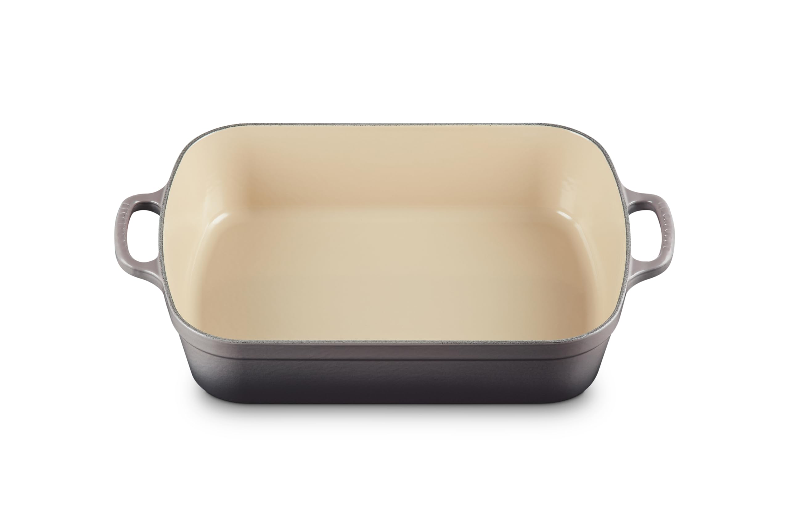 Le Creuset Enameled Cast Iron Signature Rectangular Roaster, 5.25 qt. (11.7 x 16.8), Oyster