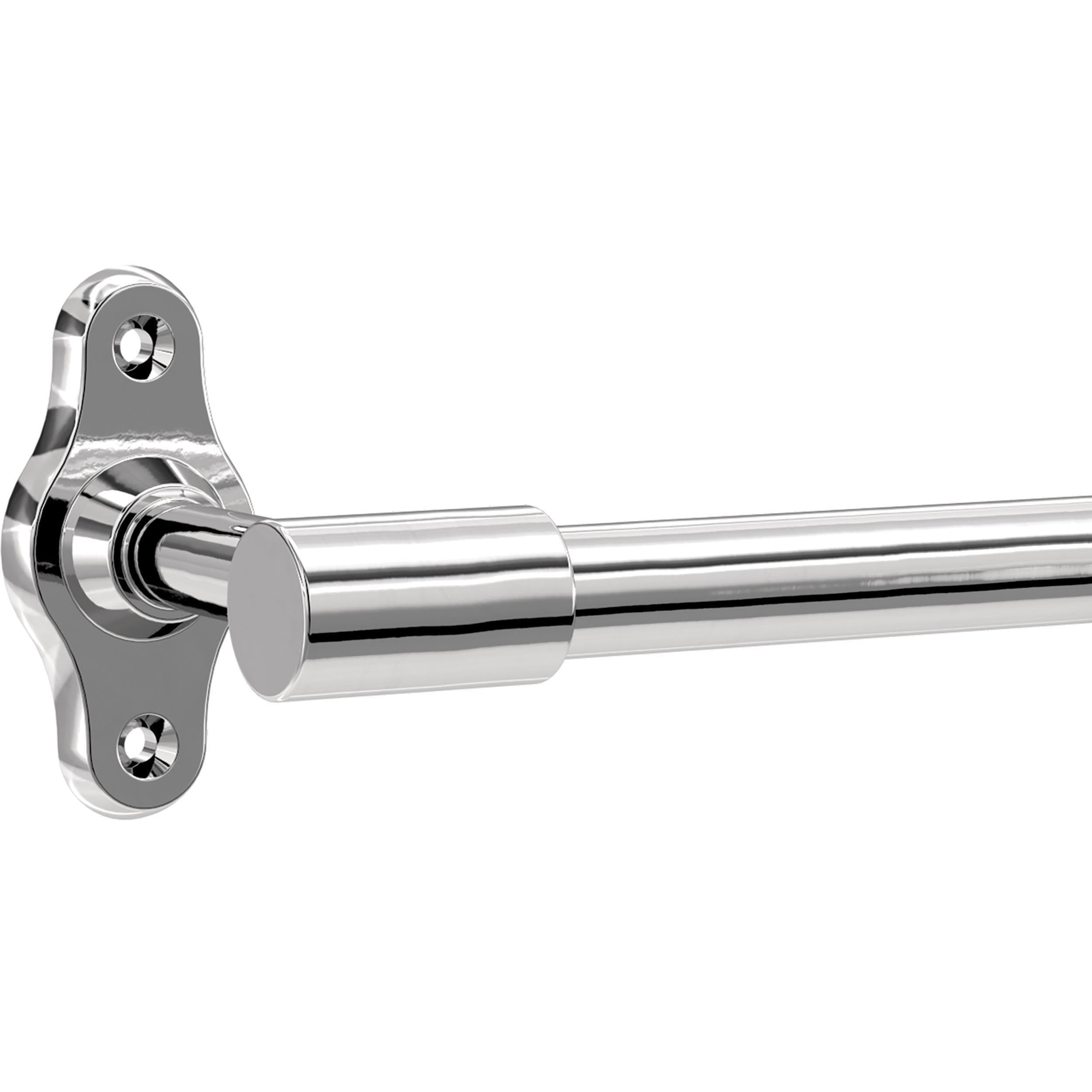 Franklin Brass Calloway (1-Pack) Toilet Paper Holder Polished Chrome Euro Tissue Roll Holder Single Post Toilet Tissue Holder Wa