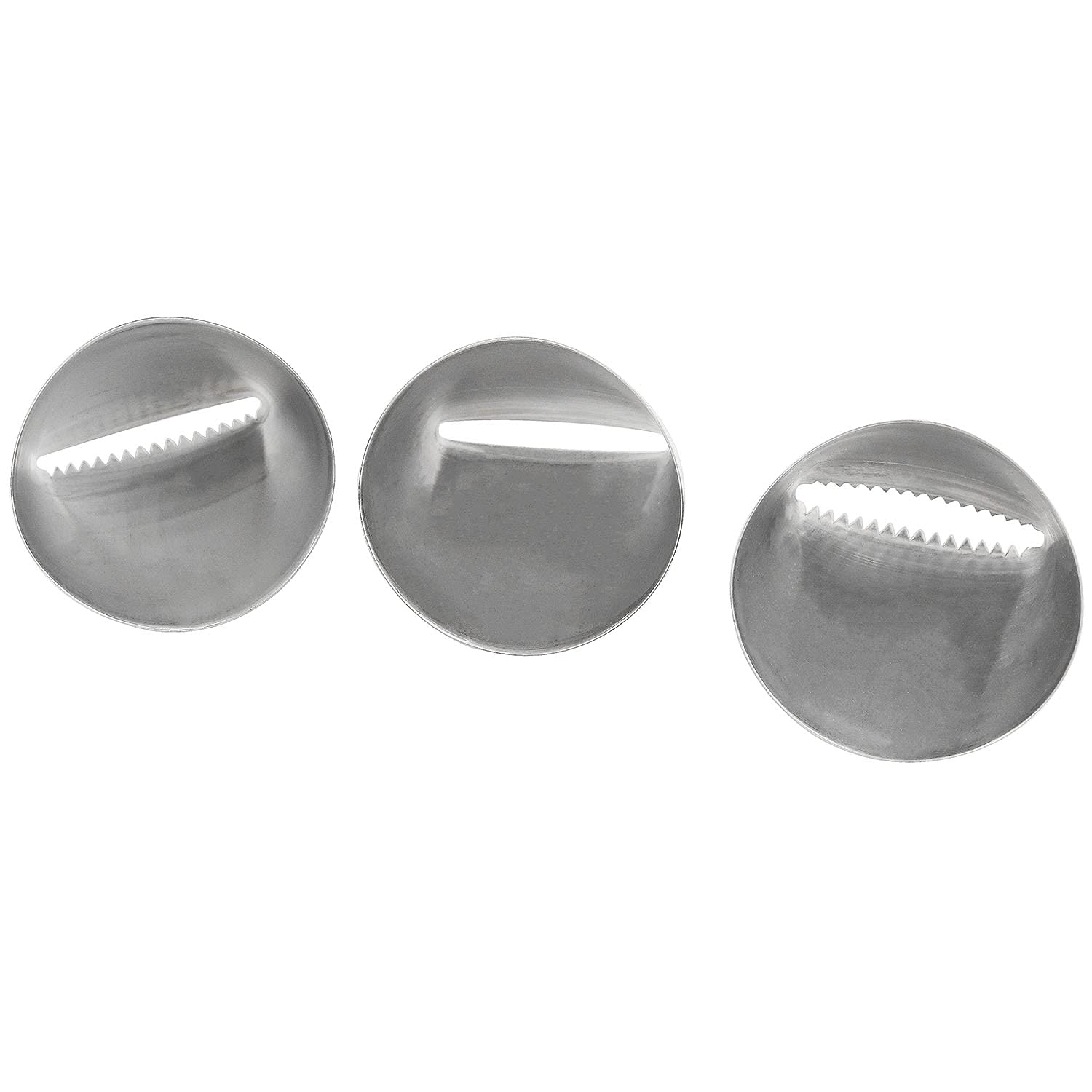 Bllndx Ribbon Pastry Tip 3Pcs 304 Stainless Steel Icing Piping Nozzles Cake Decorating Pastry Tip Pastry Fondant Cake Tools #200