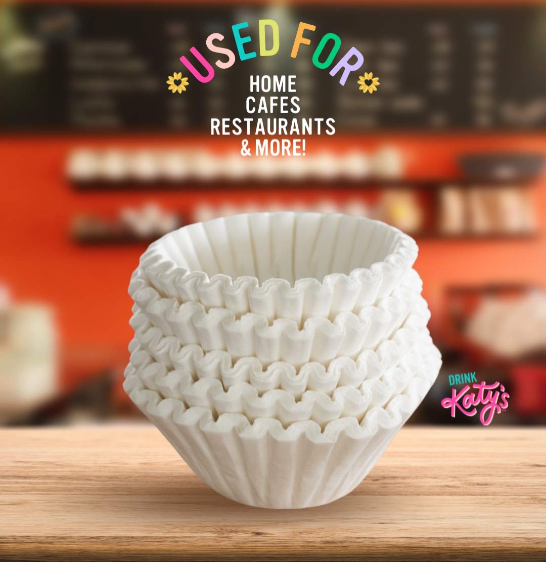 Drink Katy'S Extra Large Coffee Filters (13 Inch X 5 Inch) Premium, Big, Tall Filters For Bunn 1.5 To 3 Gallon Commercial Coffee