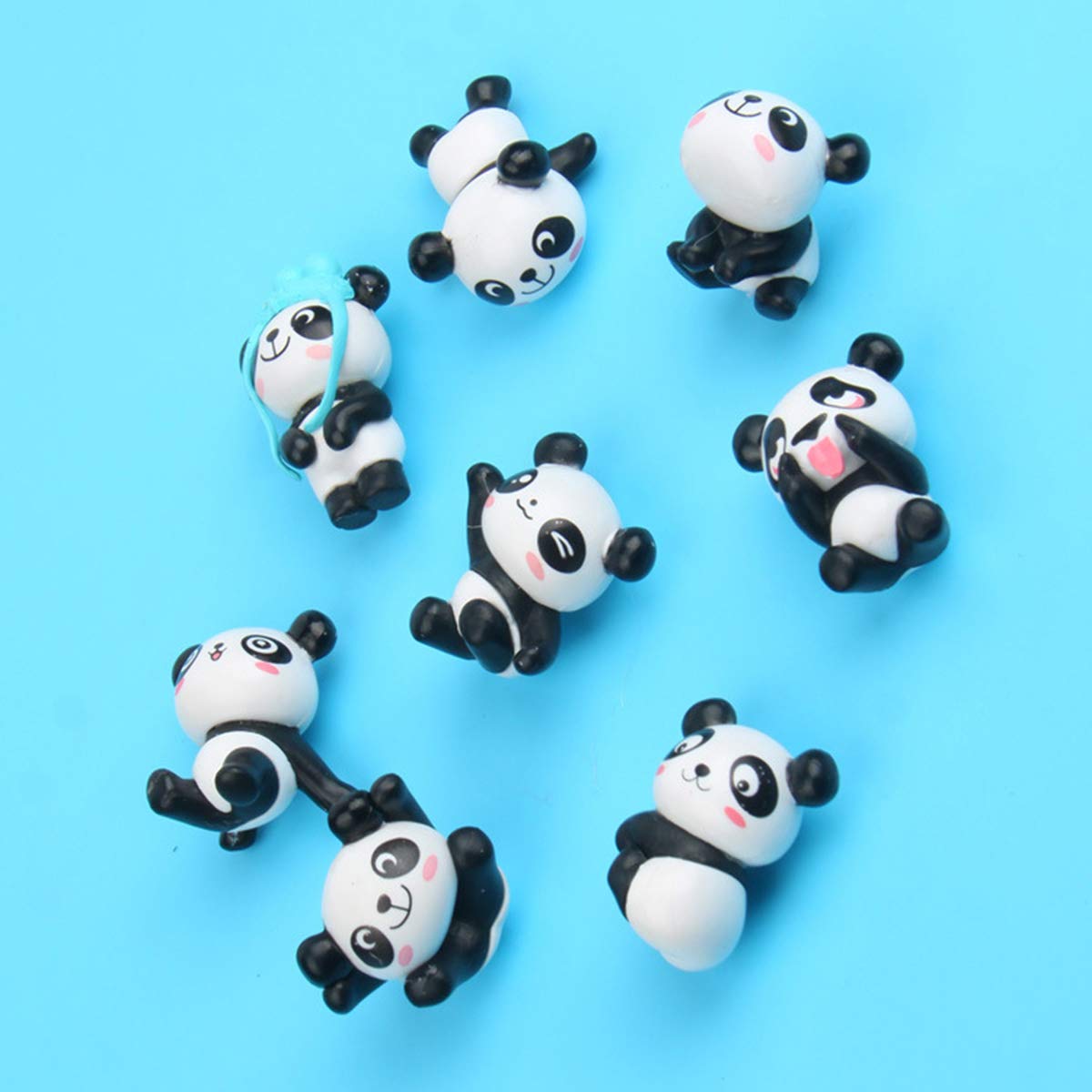 Decorative Refrigerator Magnets, Perfect Fridge Magnets For House Office Personal Use (8Pcs Pandas 1)