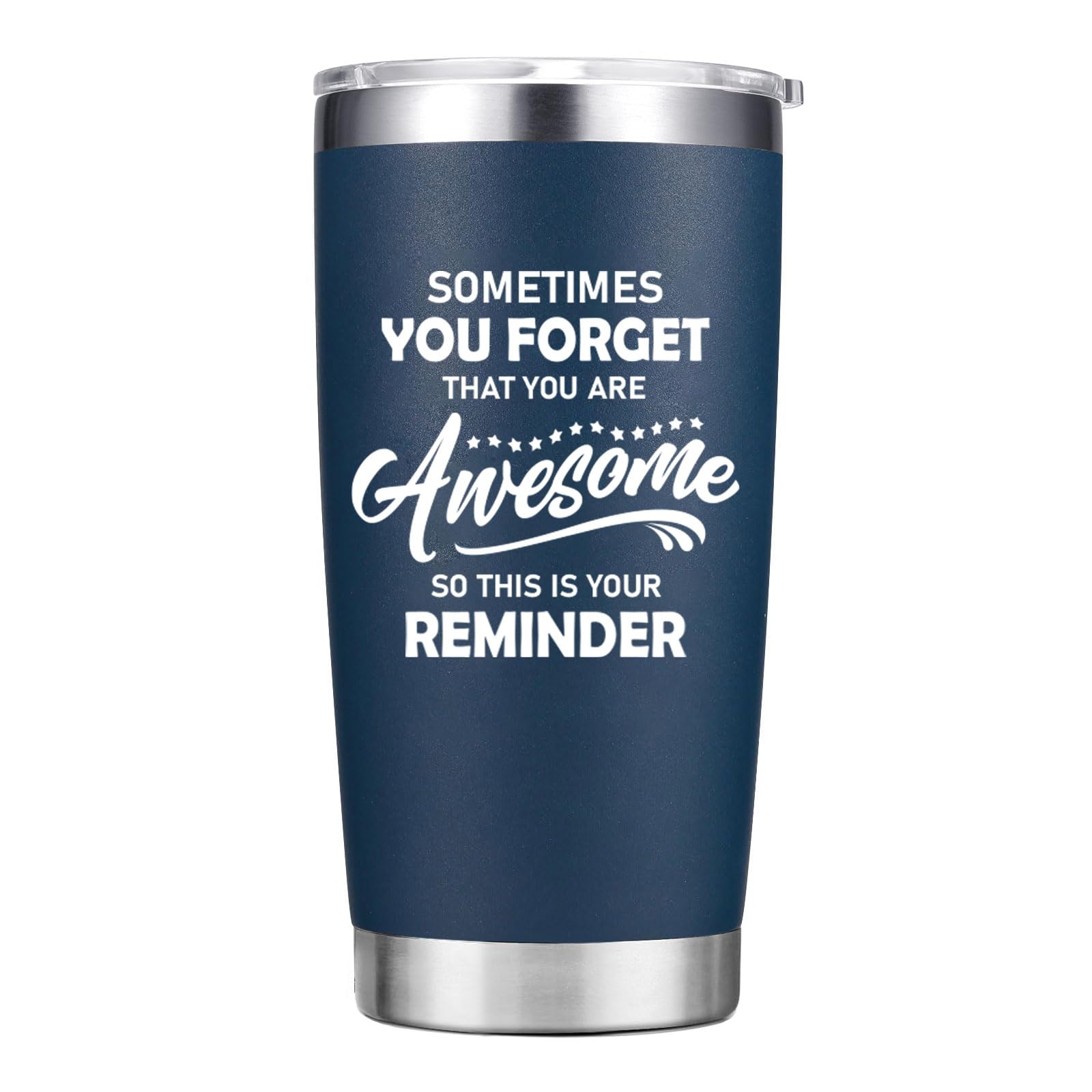 Abledn Birthday Gifts for Men - Sometimes You Forget You re Awesome Tumbler Cup - Inspirational Gifts for Men Dad Him Boyfriend 