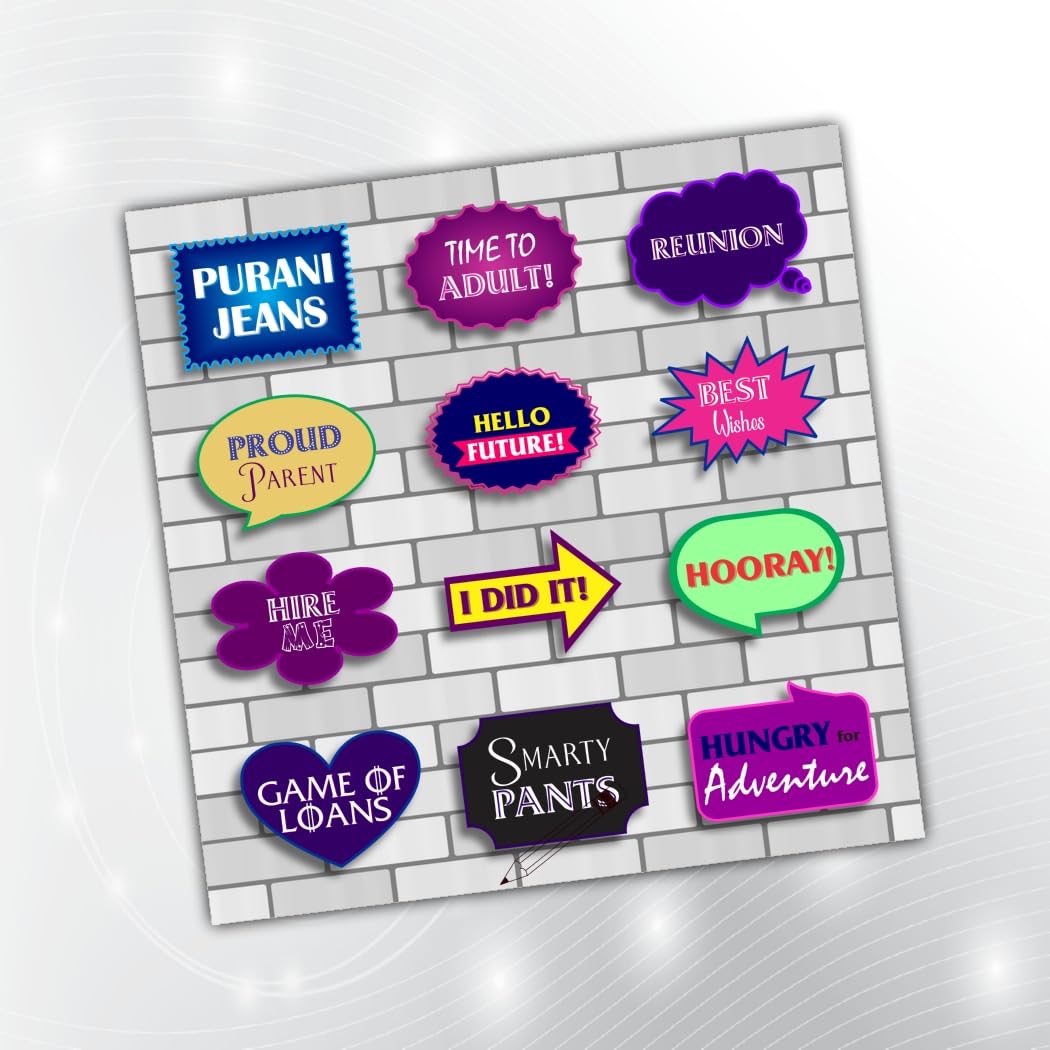 PartyStuff Props  Party Props 4 (12 Piece)