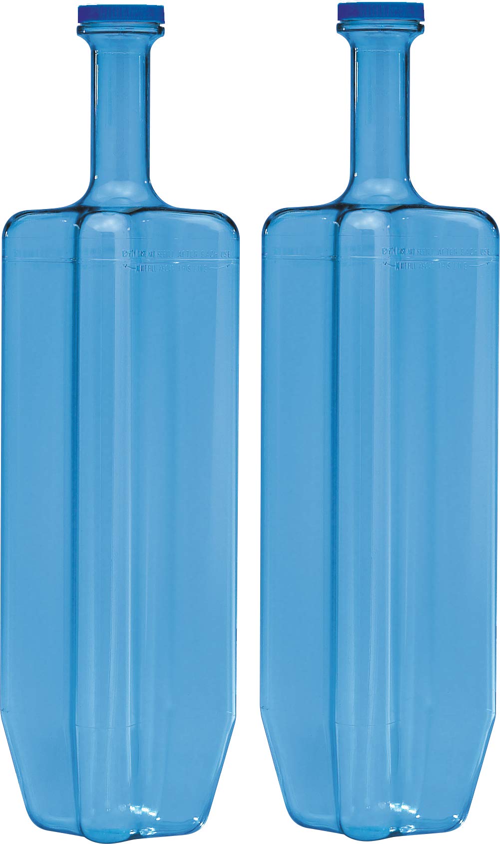 San Jamar Rapi-Kool Plastic Chill Utensil, 128 Ounces, Blue, (Set of 2)