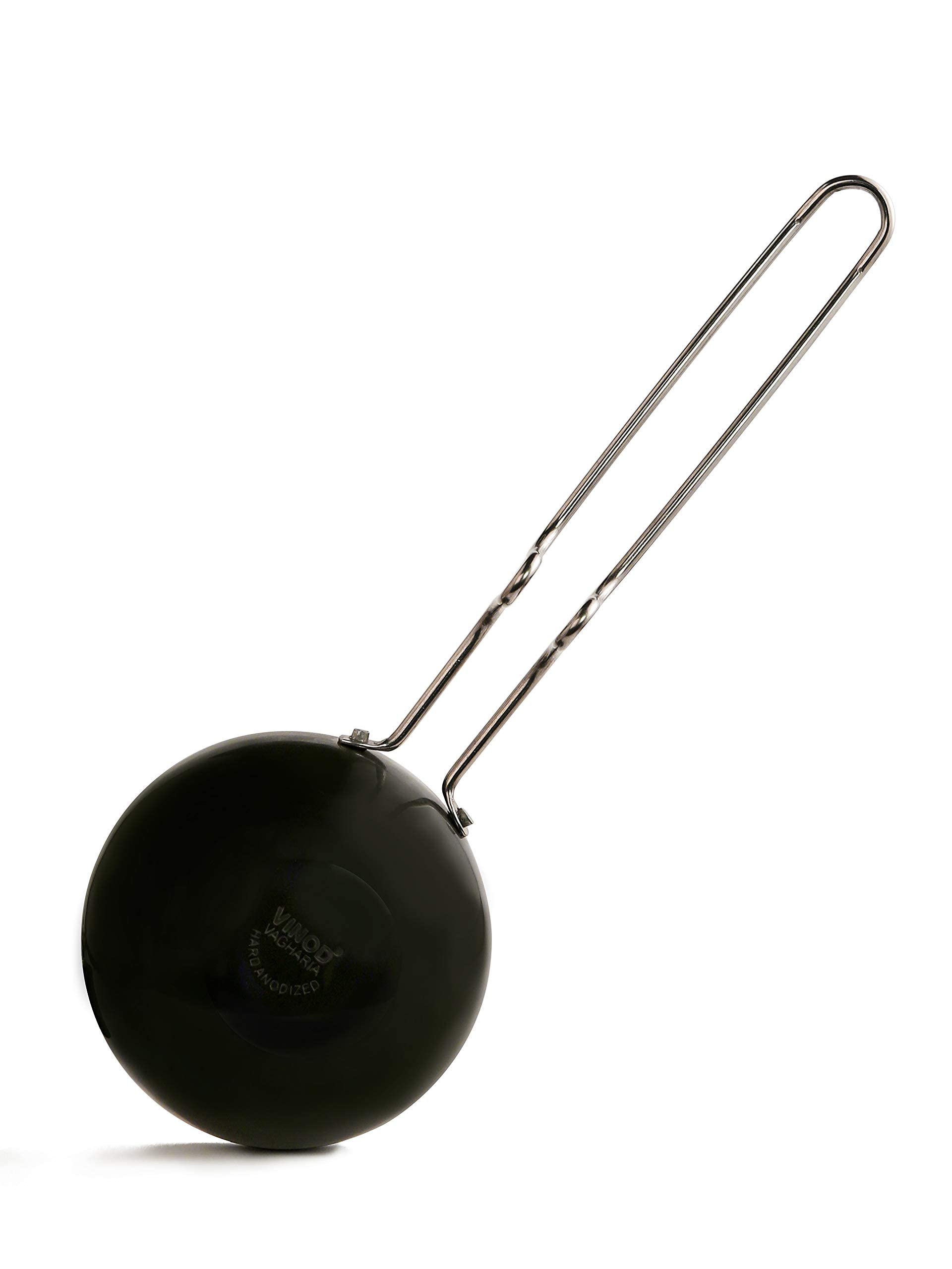 Vinod Hard Anodized Tadka Pan (Large), 3.25 Mm Thick