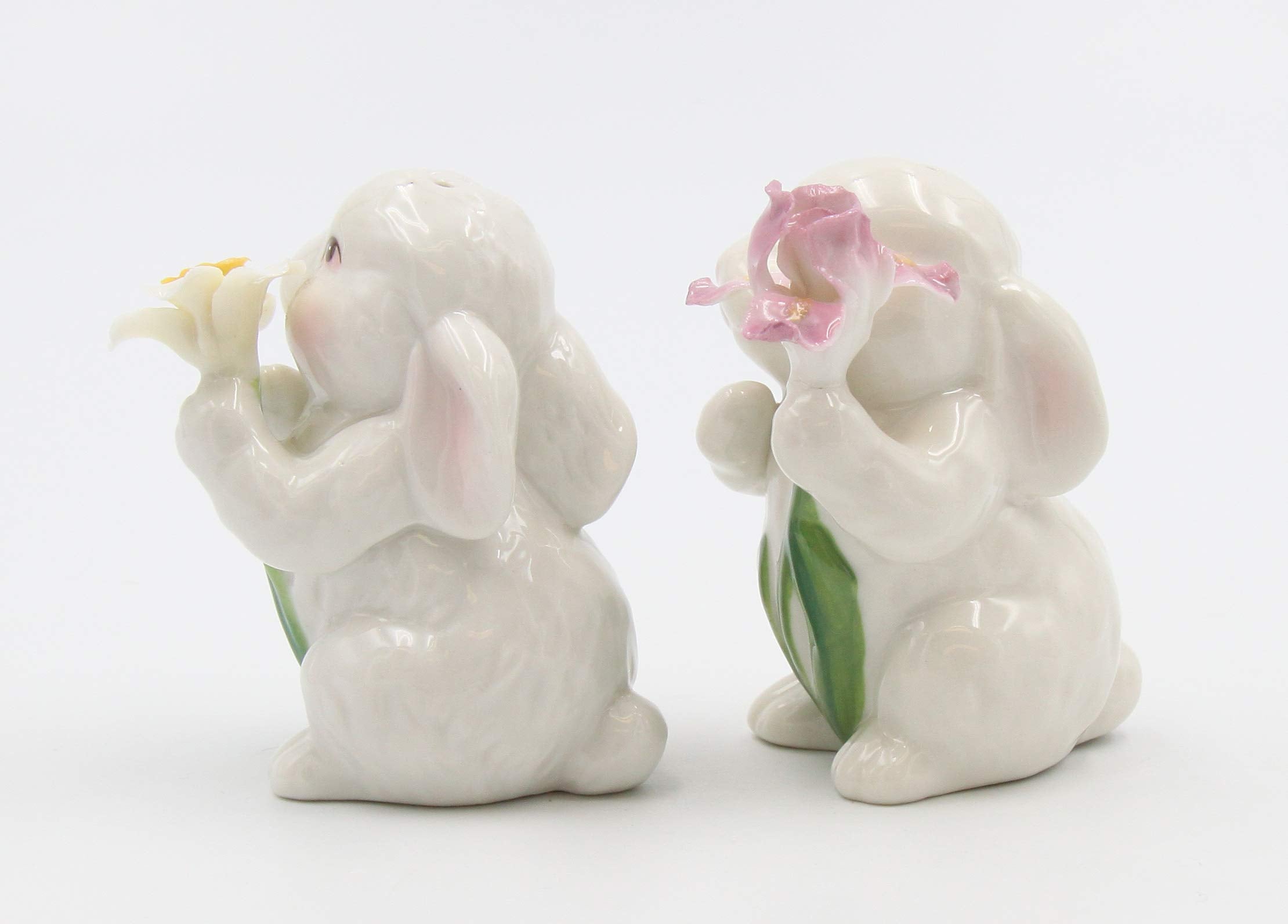 Appletree Designs Cosmos 10588 Salt & Pepper Shaker, 1 3/8'' X 2 7/8&Quoth, White