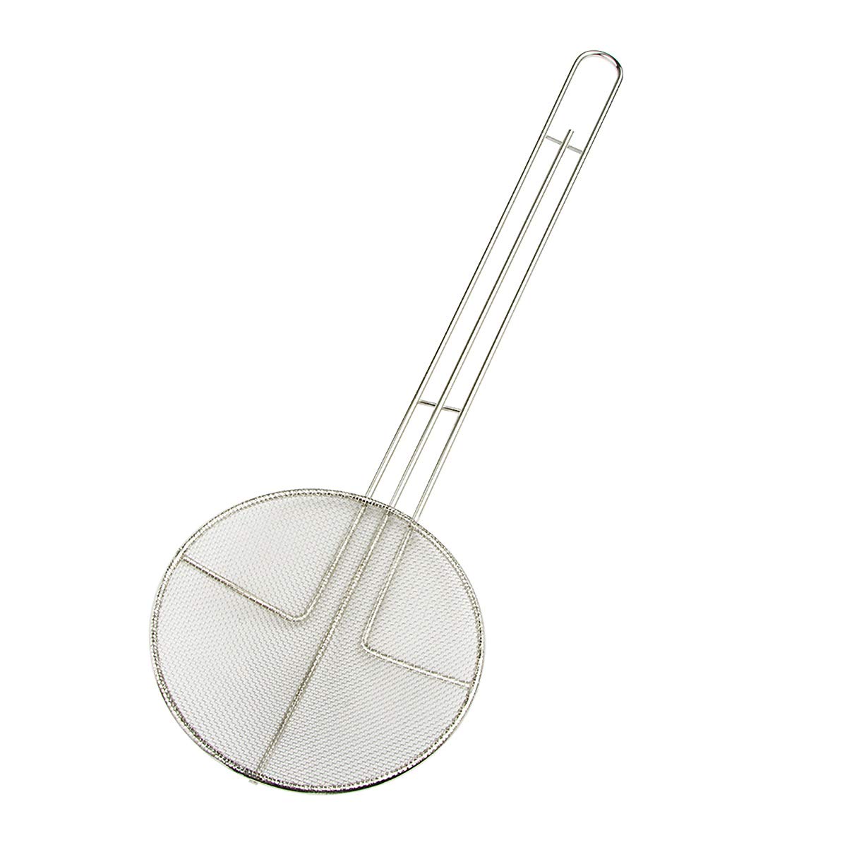 Update International (Skm-Rdf) 6 1/2'' Nickel-Plated Round Fine Mesh Skimmer