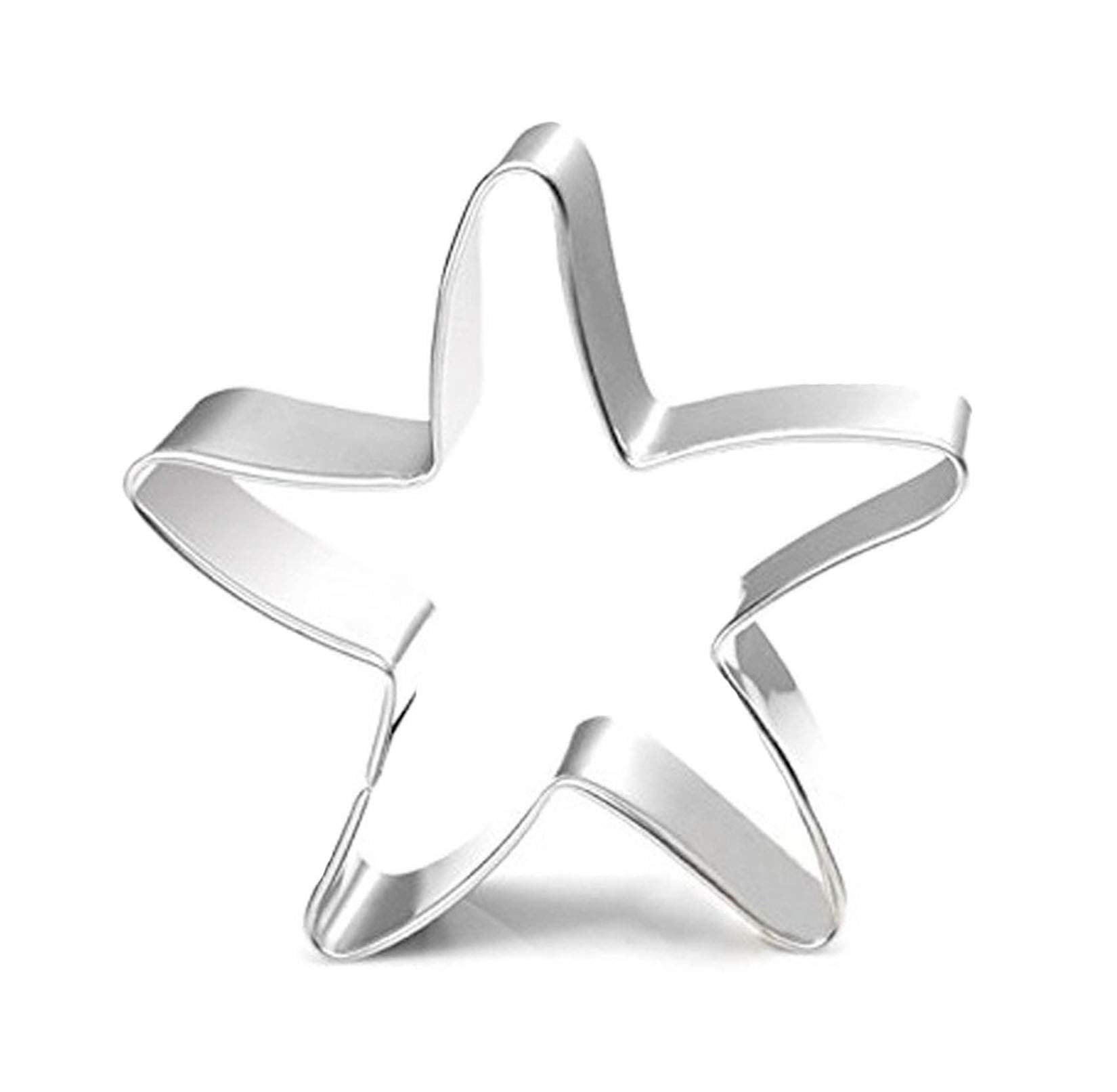 Wjsyshop Starfish Cookie Cutter Stainless Steel
