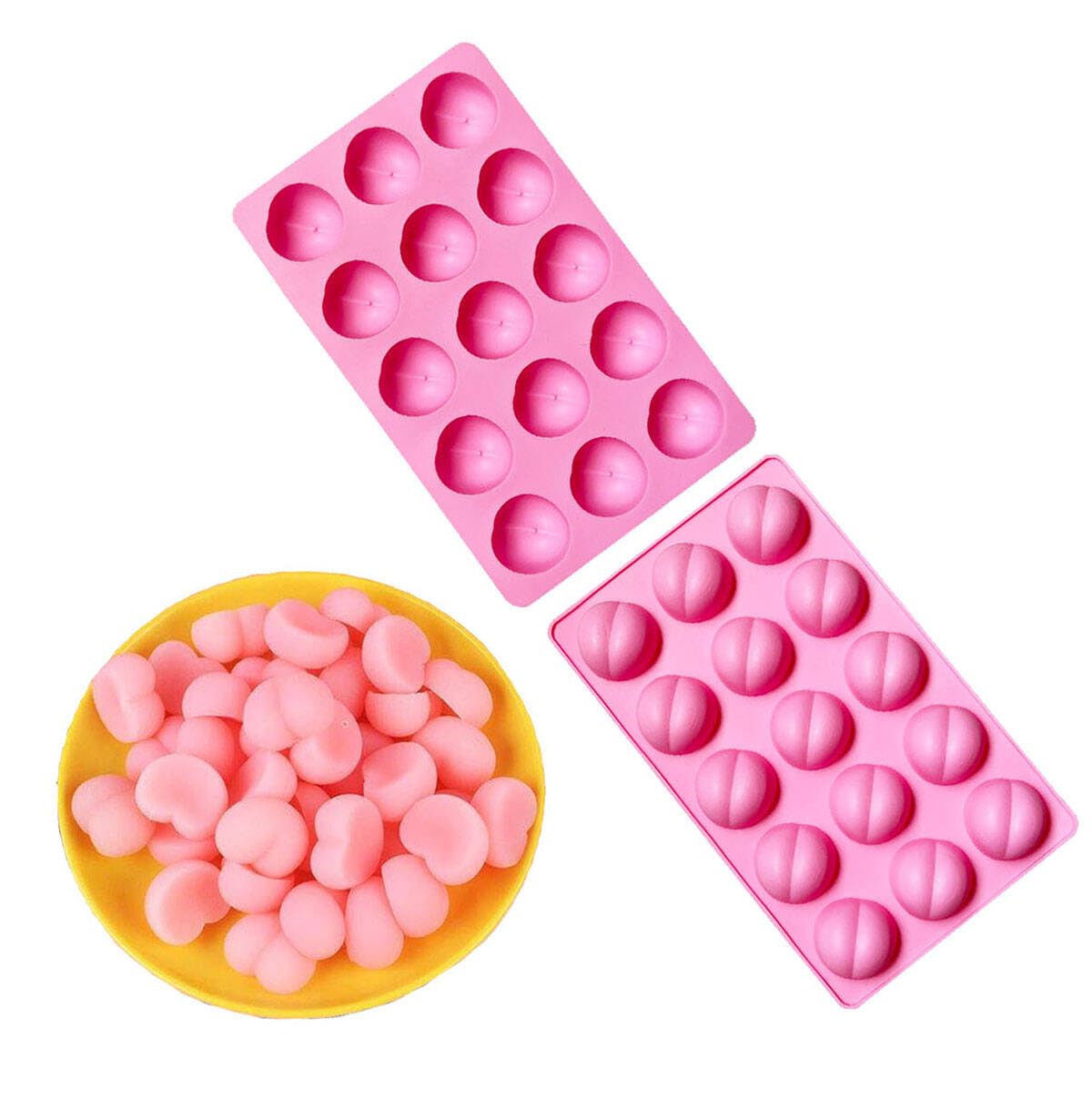 1 Pcs Butt Silicone Mold for Birthday Single Party Baking Pan Handmade DIY Mousse Chocolate Fondant Soap Cake Ice Cube Mould Too