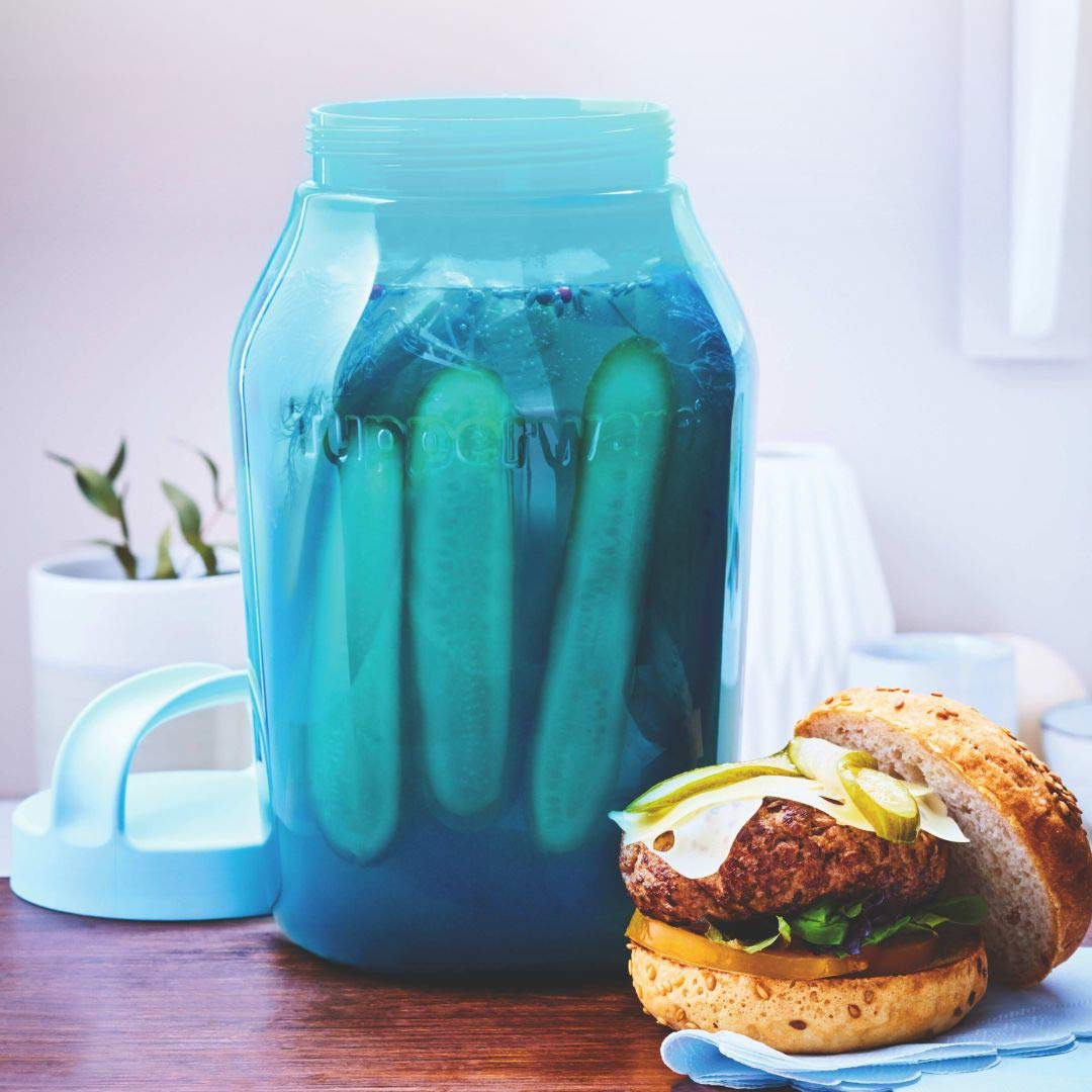 Tupperware Plastic Storage Jar - 3 Liters, 1 Piece, Blue