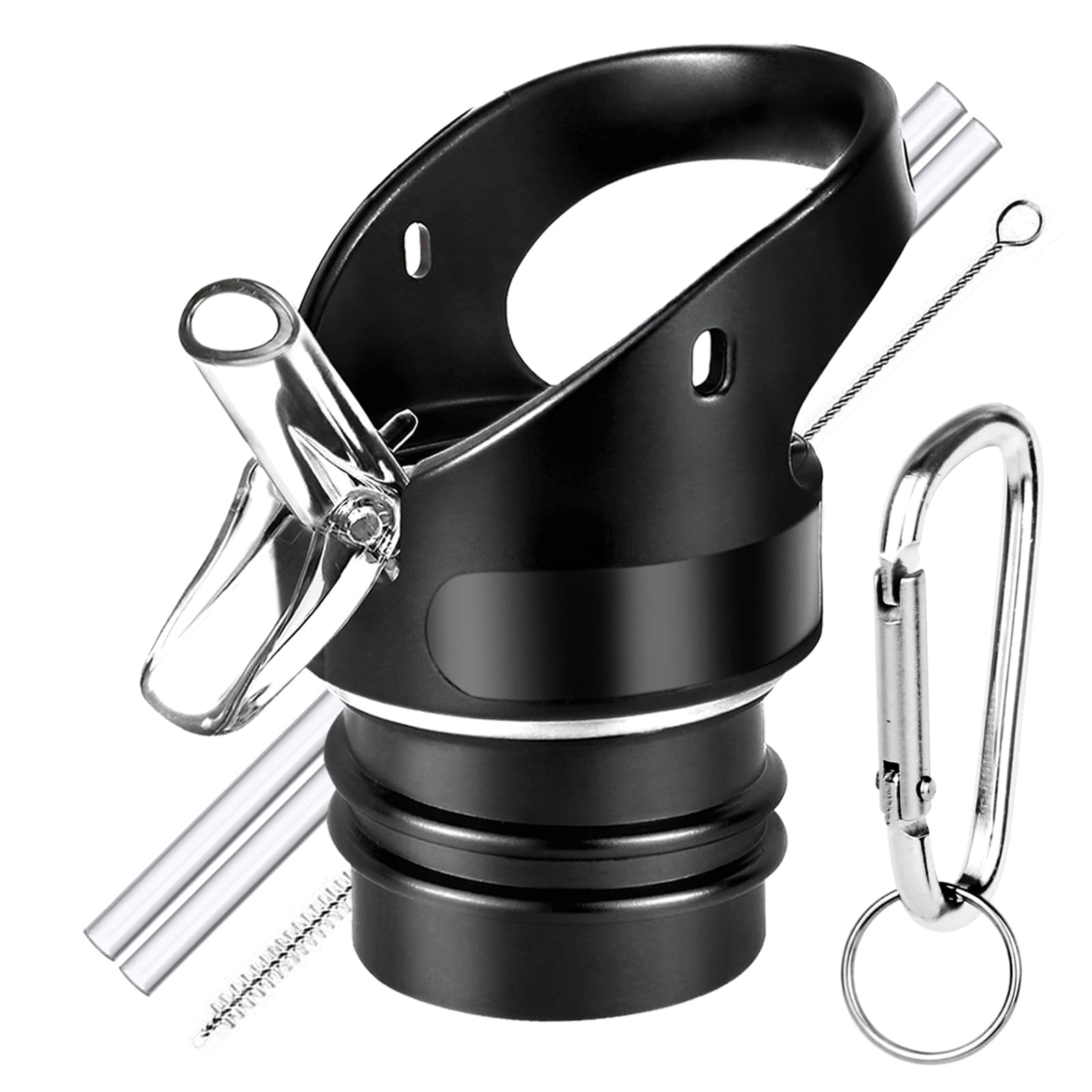 Straw Lid For Hydro Flask Standard Mouth, Simple Modern Ascent Lid With Straw. Improved Replacement Cap Multi-Compatible With 1.