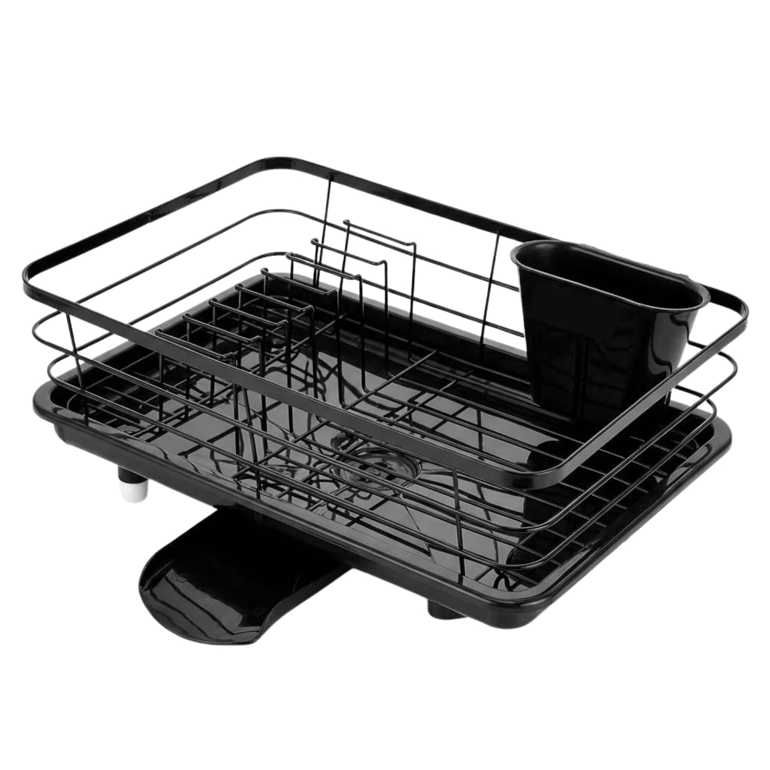 Flimo Stainless Steel Dish Drying Rack For Kitchen With Water Strainer Tray | Vessel Drainer Basket & Bartan Stand/Tokra With Ha