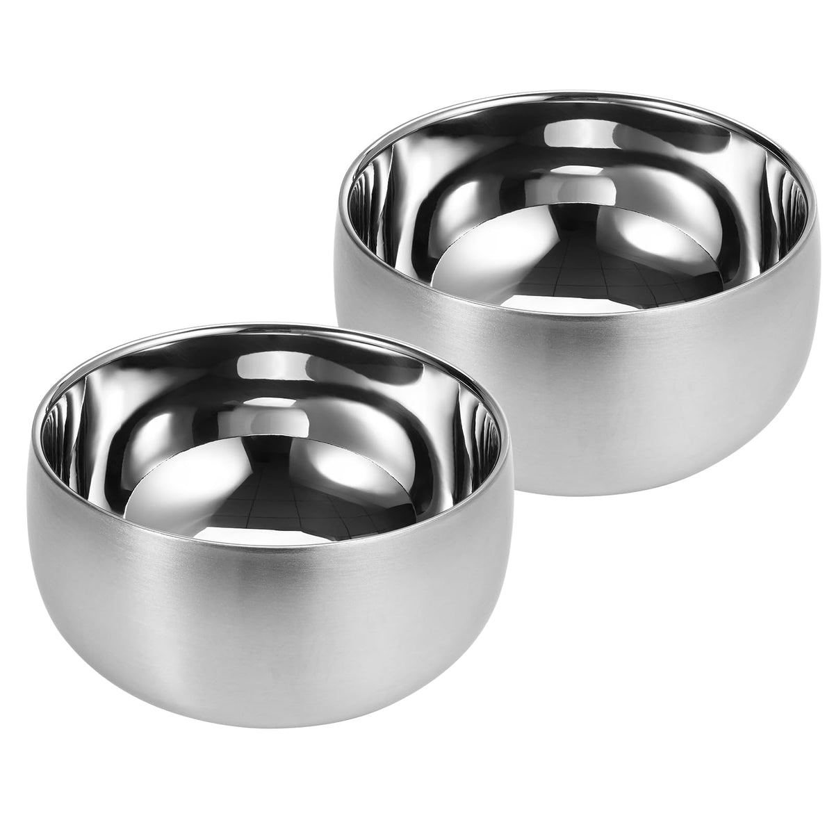 Bidponds 16.9 Fl Oz Ice Cream Bowl,Stainless Steel 316# Insulated Bowl,Double Wall Vacuum Soup Bowl Cereal Bowl Salad Bowl, Dish