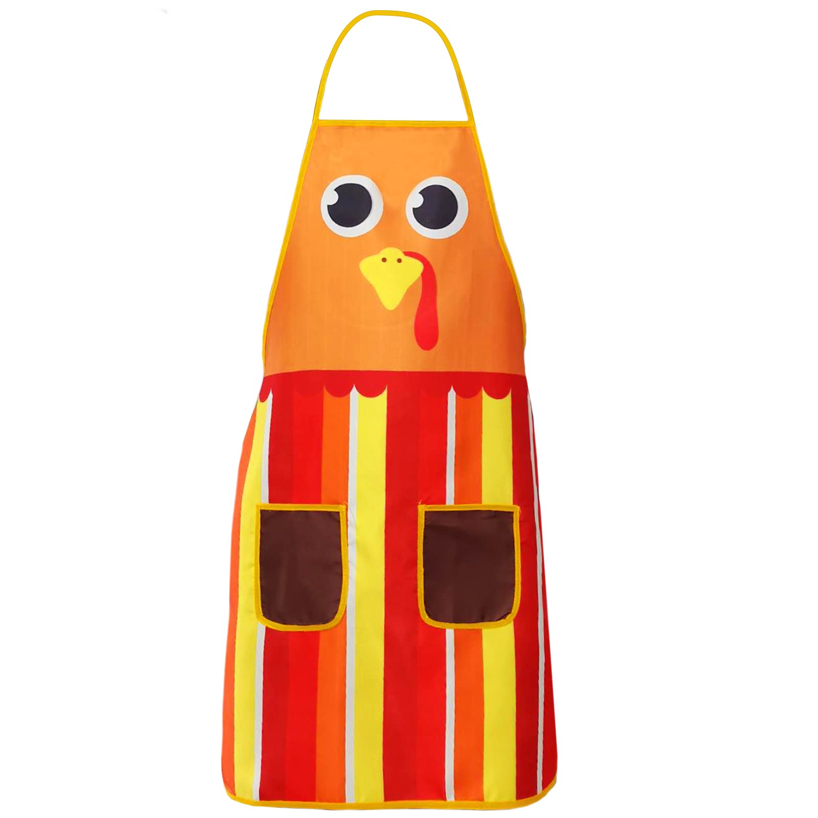 Chiazllta Fall Turkey Apron With Two Front Pockets  Gobble One Size Fits Most Adults  Thanksgiving Friendsgiving Cooking Chef