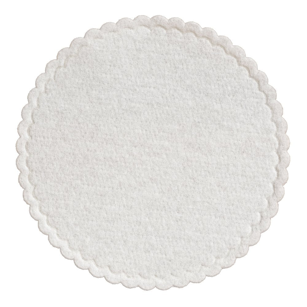 Hoffmaster 876083 Linen-Like Coaster, 3-3/8'' Diameter, White (Case Of 1000)