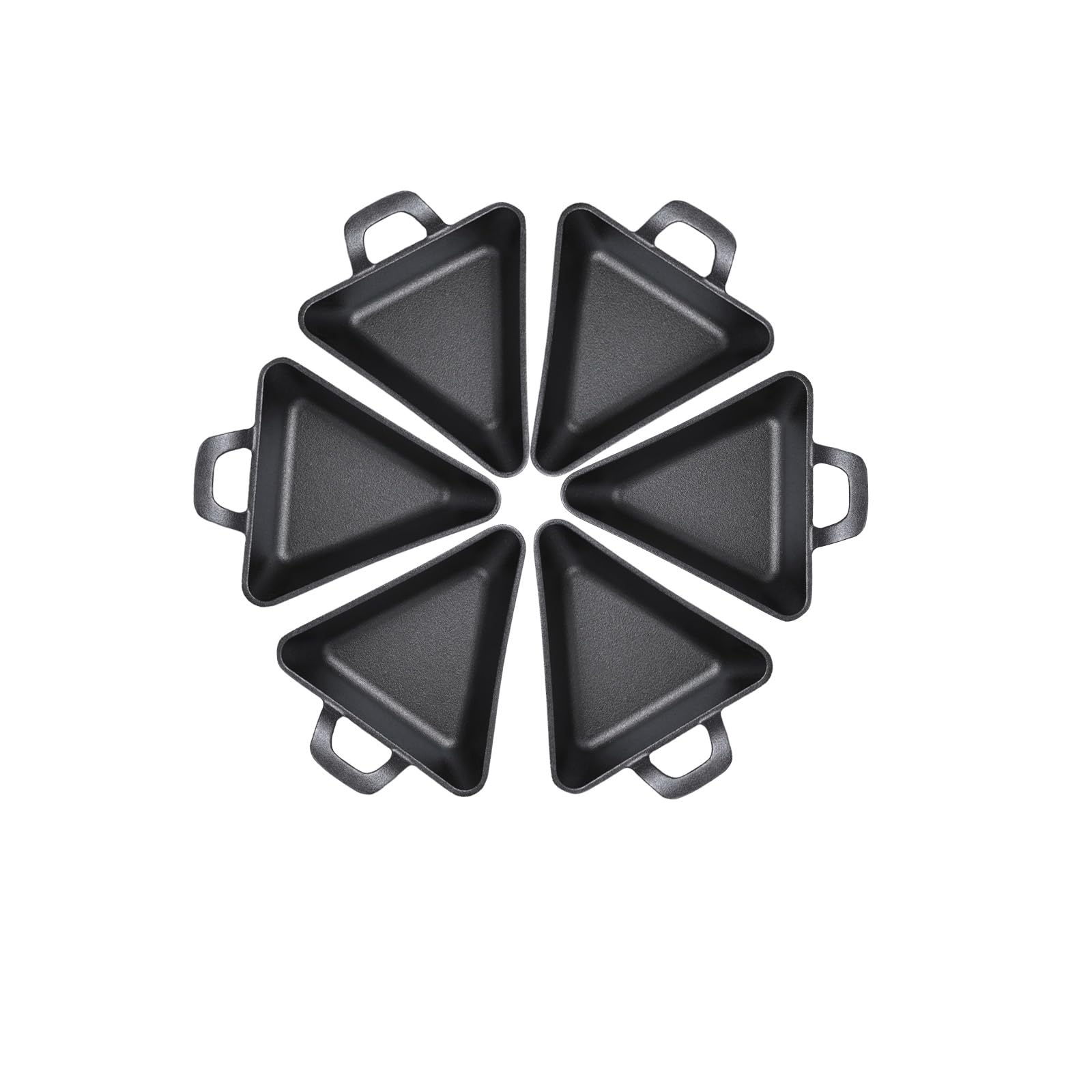 Hawok Cast Iron Cornbread Pan Set Of 6