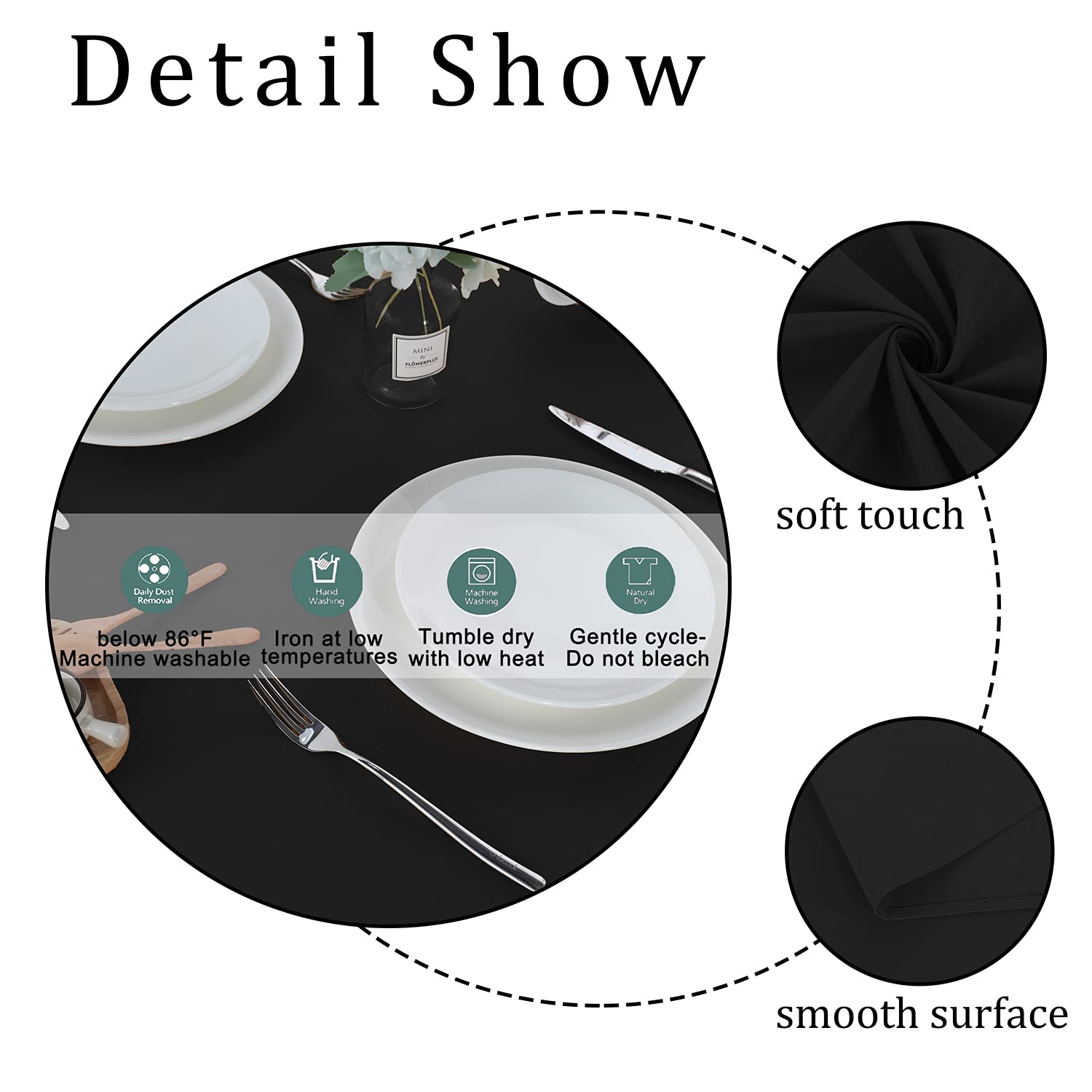 Fitable Rectangle Tablecloth 90X156 Inch Tablecloth Stain And Wrinkle Resistant Washable Polyester Table Cloth, Decorative Fabri