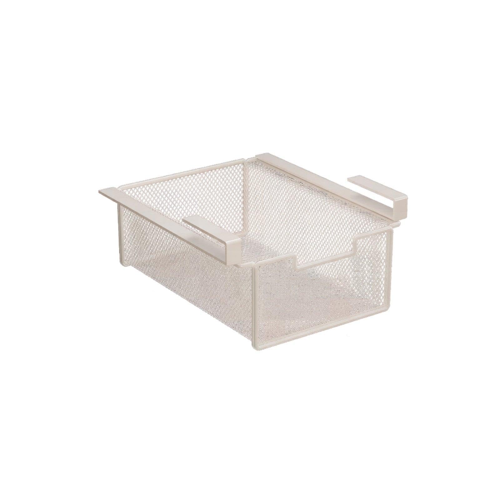 Trendivibe Underwear Organizer Divided Compartments Sock Organizer Basket Space Saving Wardrobe Hanging Basket For Closet White