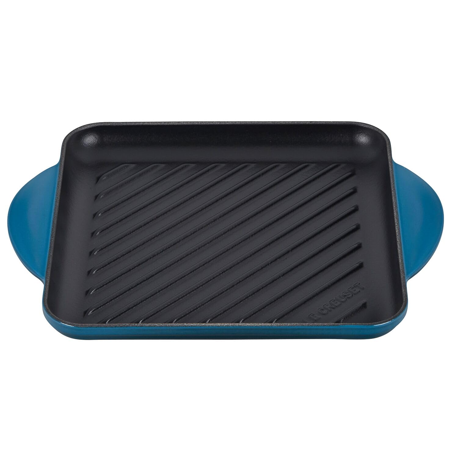 Le Creuset Enamaled Cast Iron Square Grill, 9.5, Marseille