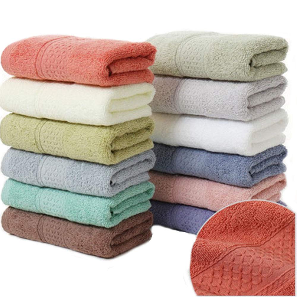 Yanqinqin 12-Pack Face Towels,Multi-Color Soft Washcloth 35 * 35Cm (1)