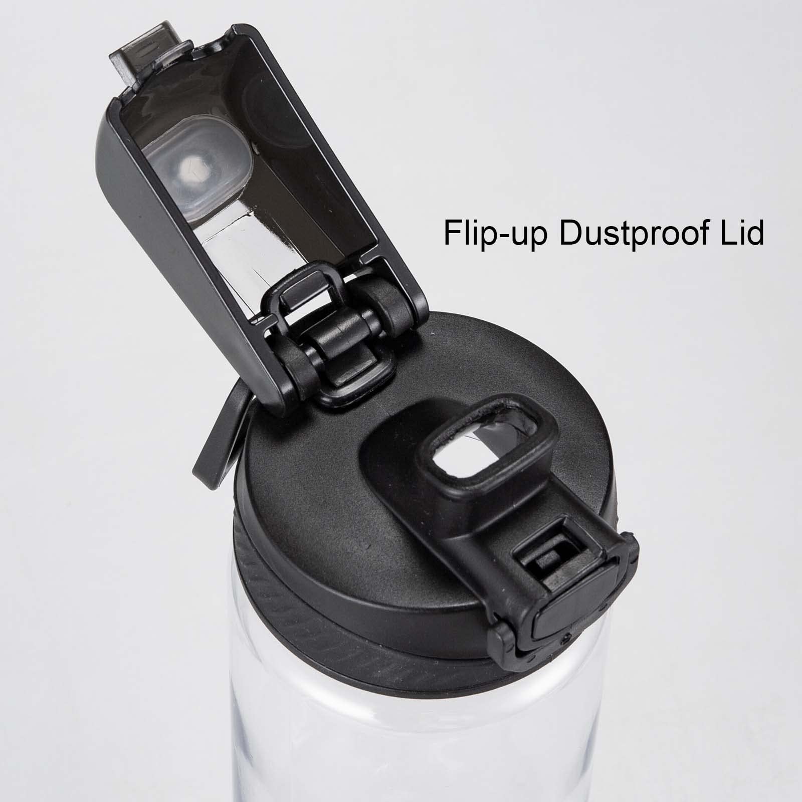 6 Pack Clear Water Bottles Bulk  24 oz Reusable Water Bottle with Chug Lid & Handle  Wide Mouth & Leak Proof  Lightweight for Sports Travel Gym Running Hiking  Personalized DIY Teacher Nurse Gift