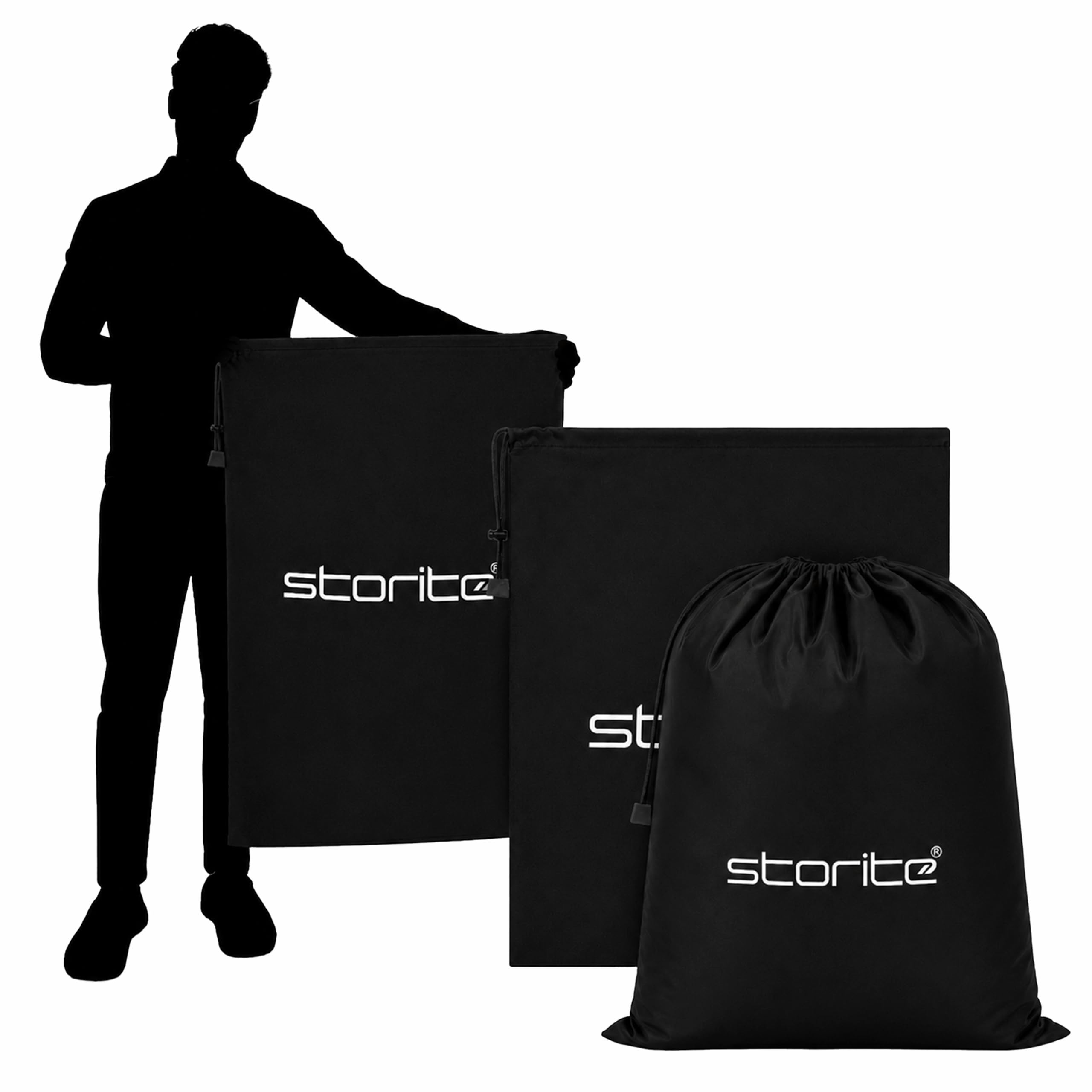 Storite 2 Pack Medium Reusable Storage Shifting Bags | Giant Reusable Bag