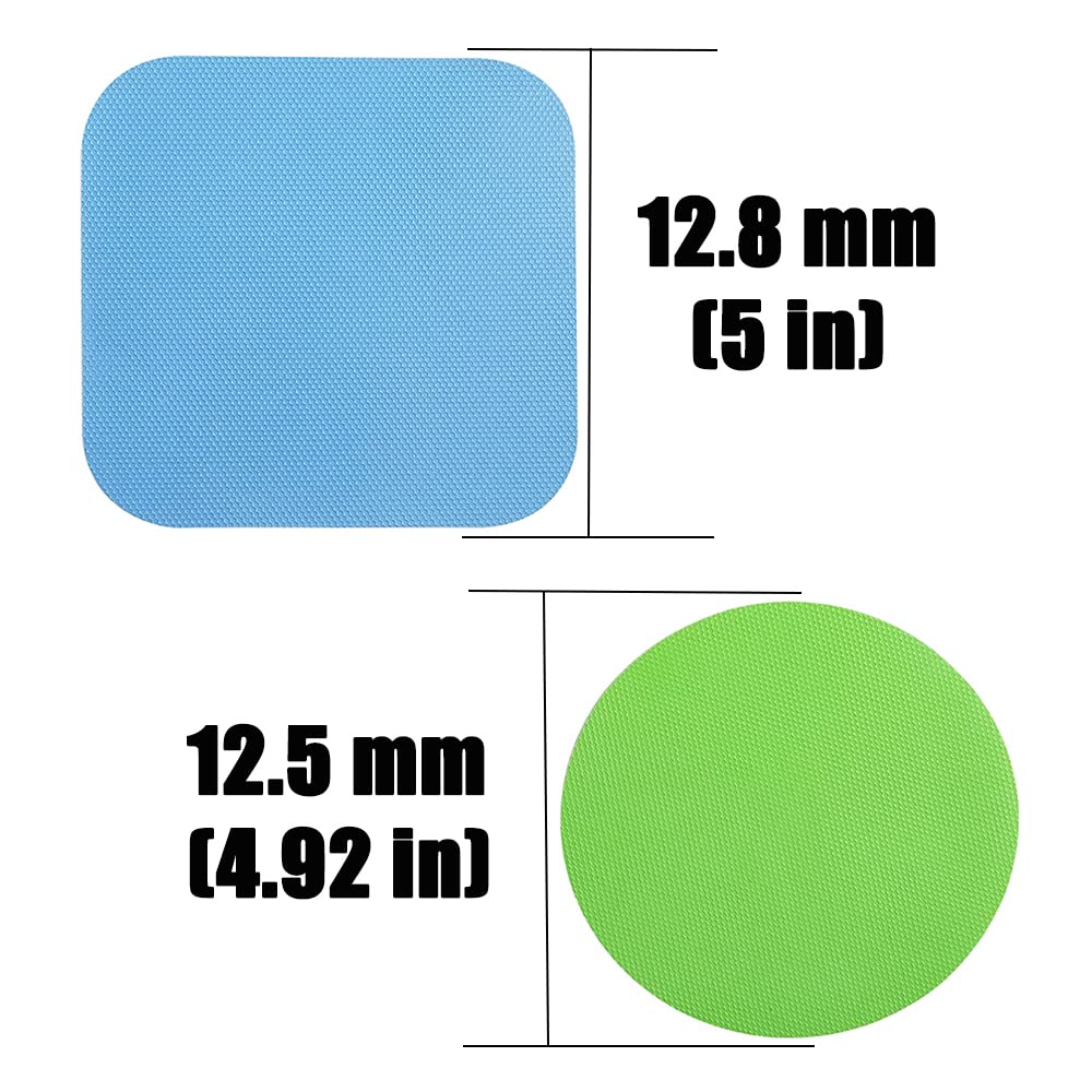 4Pcs Rubber Jar Opener Gripper Pads, Jar Grippers Multi-Purpose Bottle Opener, Heat Insulation Pad For Weak Hands And Seniors Wi