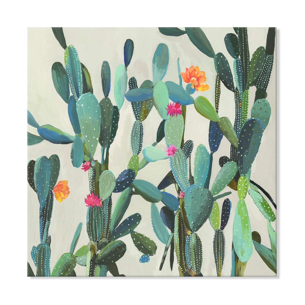 Japo Art,Cactus Wall Art Succulent Boho Wall Decor Plant Pictures Wall Art Southwest Decor Arizona Desert Catctus Decor Pictures