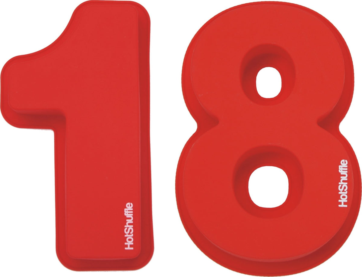 Hotshuffle Large Silicone Number 18 Cake Pan Tin Mould 18Th Birthday Gift 1 8