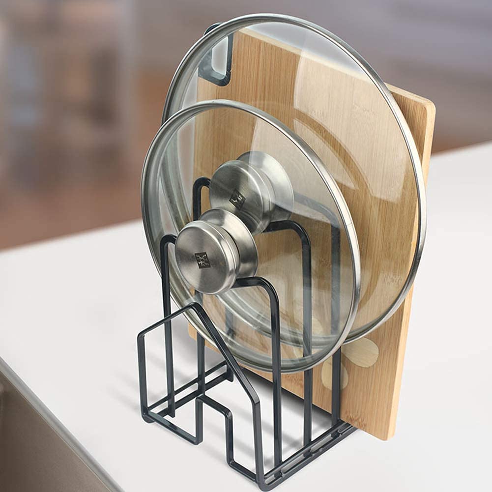 Ogfc 28612 Pot Lid Rack Holder Organizer Kitchen Cabinet Rack Storage, For Pot Lid, Chopping Board, Pan, Etc.