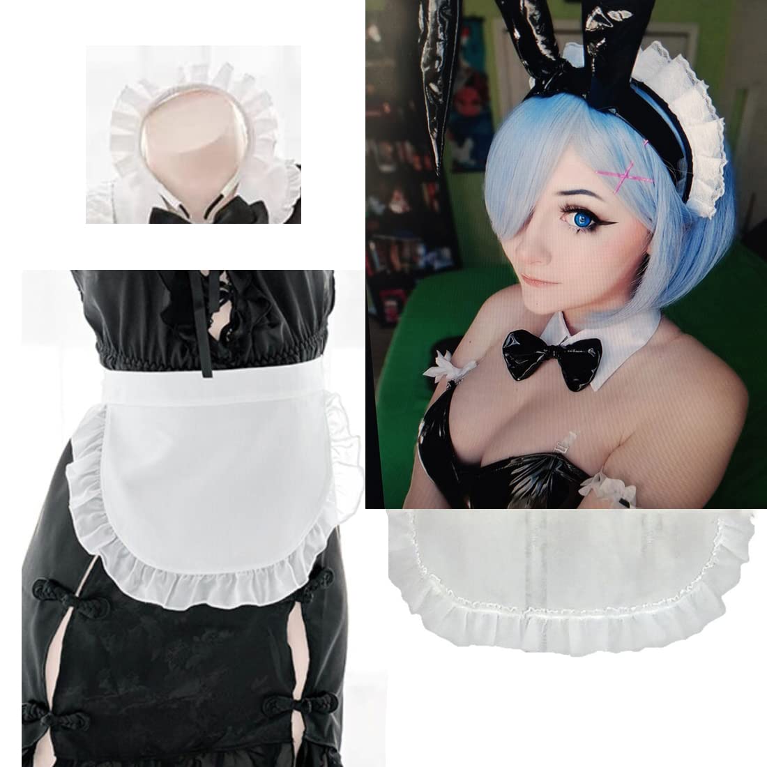 Maysong Victorian Women'S Maid Cosplay Apron French Housekeeper Apron