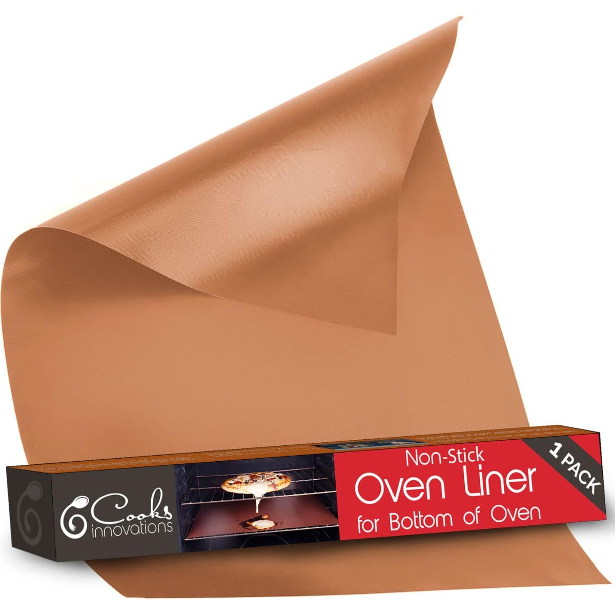 Cooks Innovations NonStick Oven Protector Mat  Heavy Duty Nonstick Oven Rack Liners to Protect Convection, Electric, Gas, & Mi