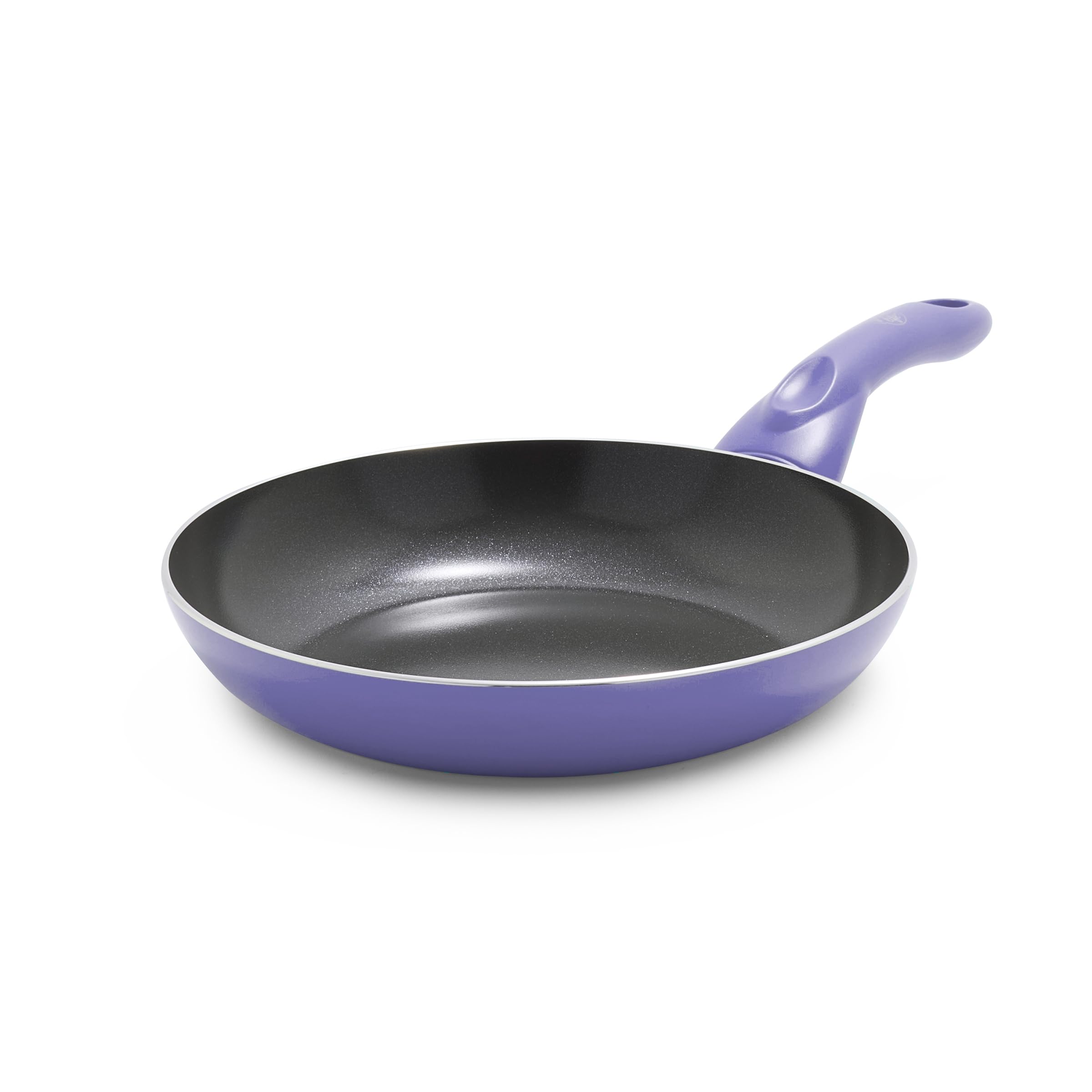 GreenLife Essentials 8 Frying Pan Skillet, PFASFree Ceramic Nonstick, Induction Ready Cookware, Dishwasher Safe, Periwinkle