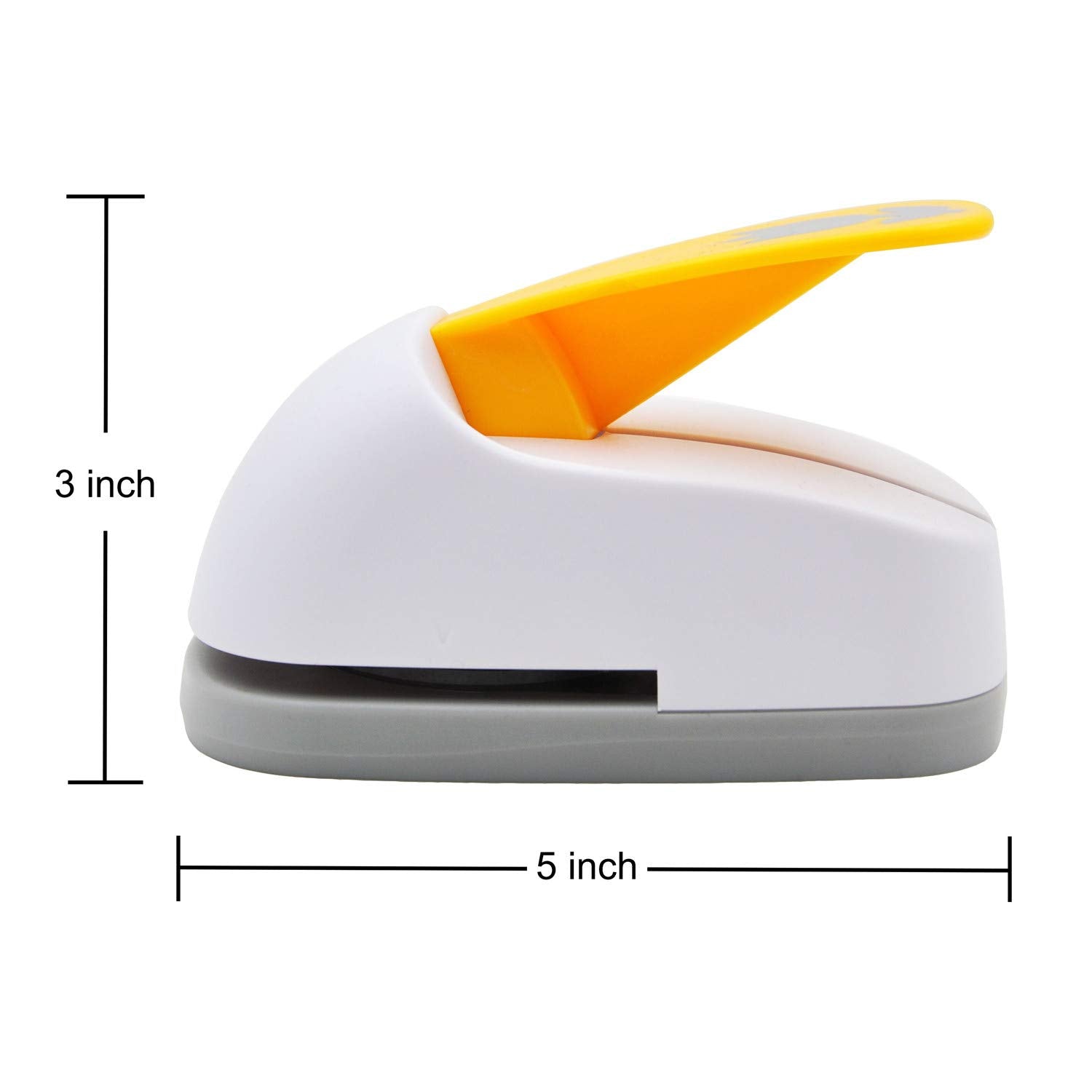 Craft Lever Punch 2 Inch Diamond Punch Diy Handmade Paper Punch(White Diamond)