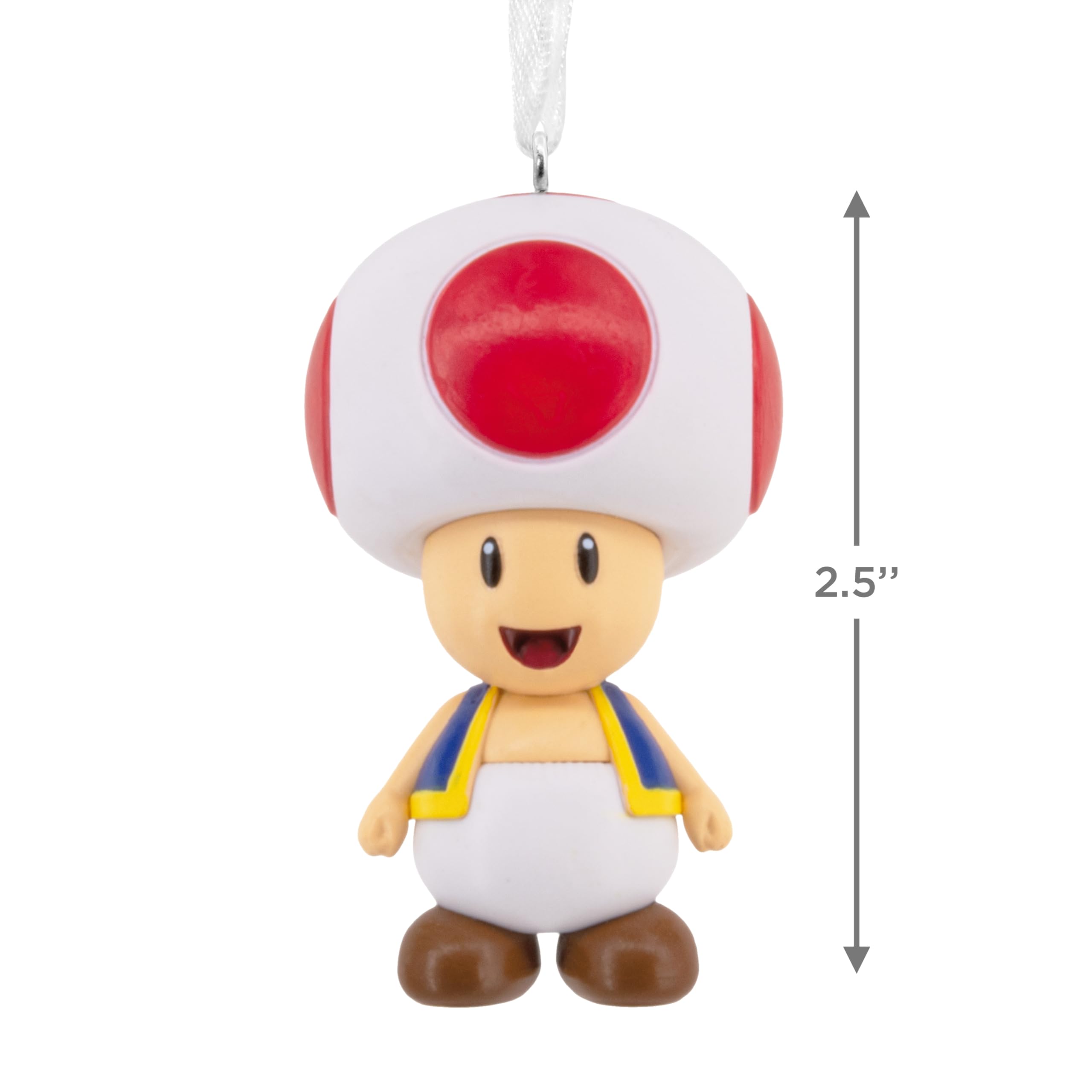 Hallmark Nintendo Super Mario Toad Christmas Ornament, Gifts for Gamers