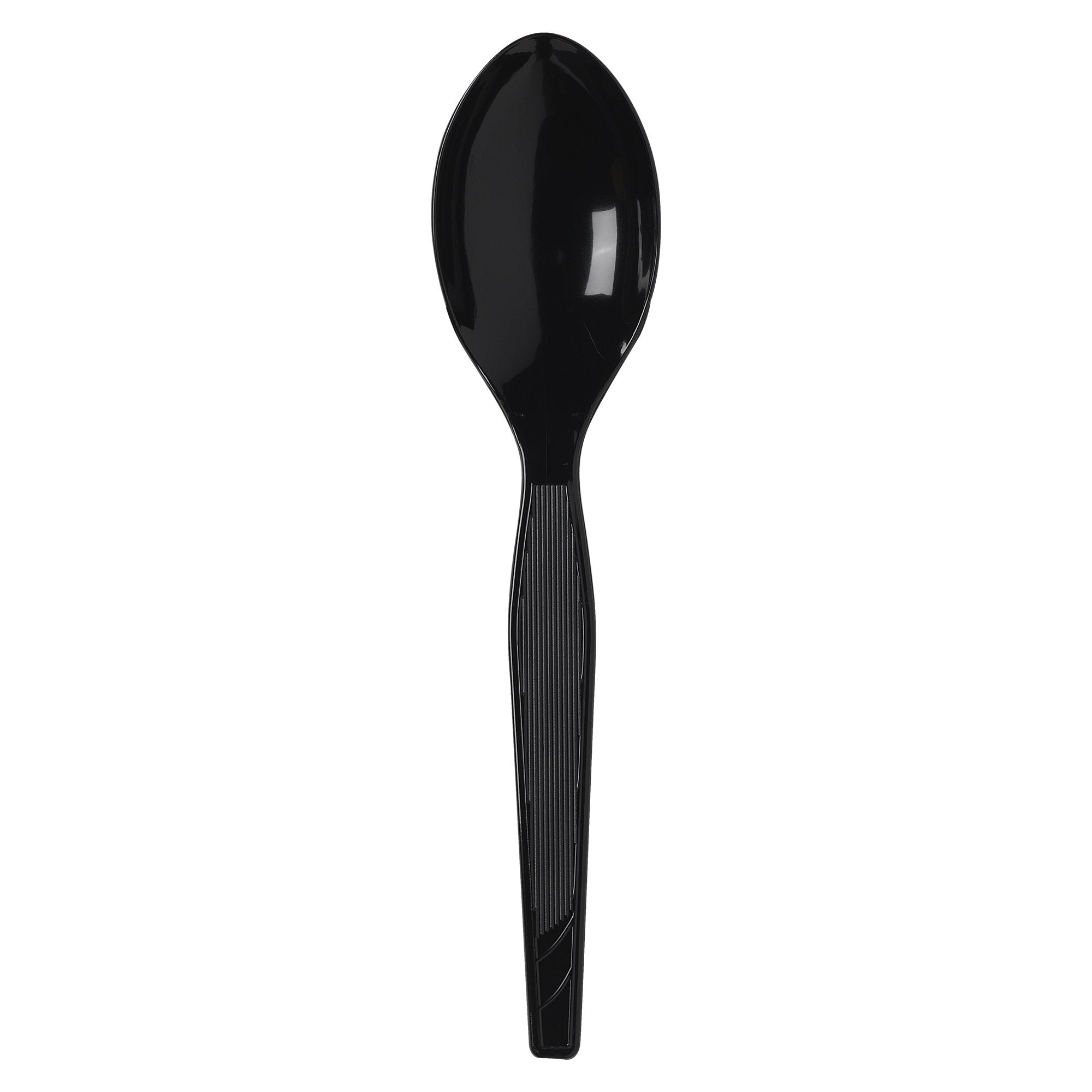 Dixie Tm517 Plastic Tableware,Medium Weight,Teaspoons,1000/Ct,Black