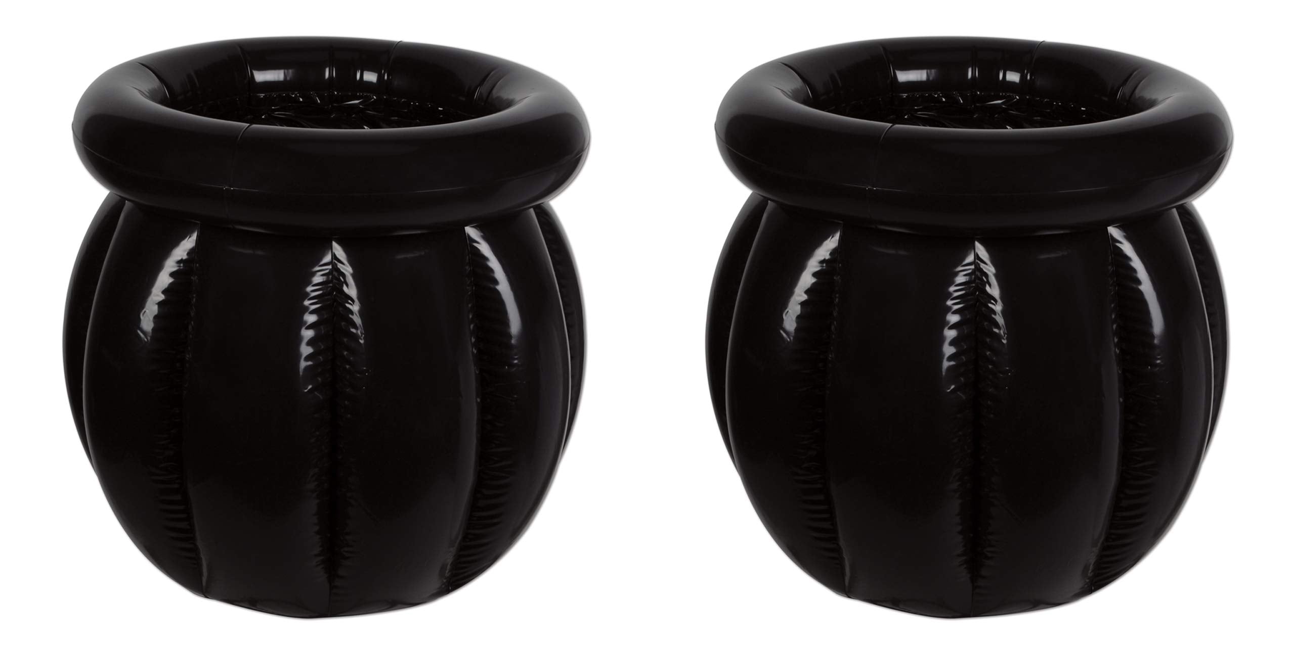 Beistle Inflatable Cauldron Coolers, 2 Pack, 18    X 22   , Each Holds Approx. 48 12 Oz. Cans - Drink Cooler, Drink Containers F