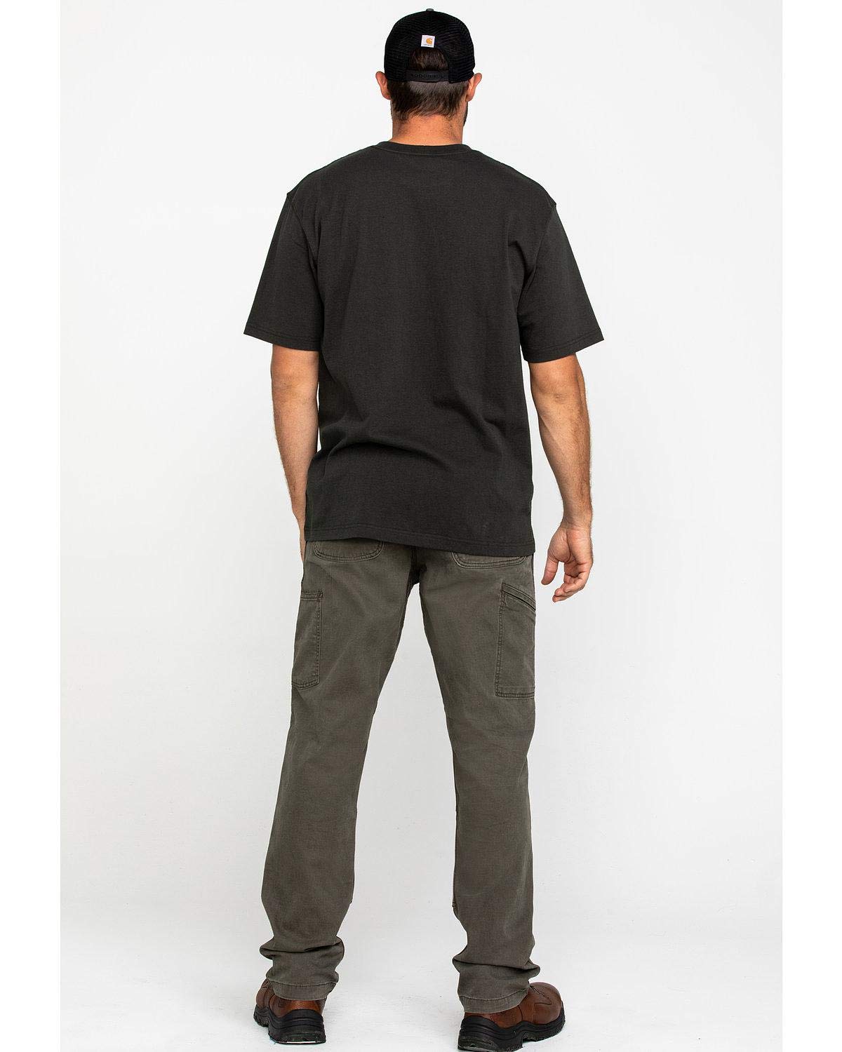 Carhartt Mens Rugged Flex Rigby Double Front Pant, Tarmac, 35 X 32
