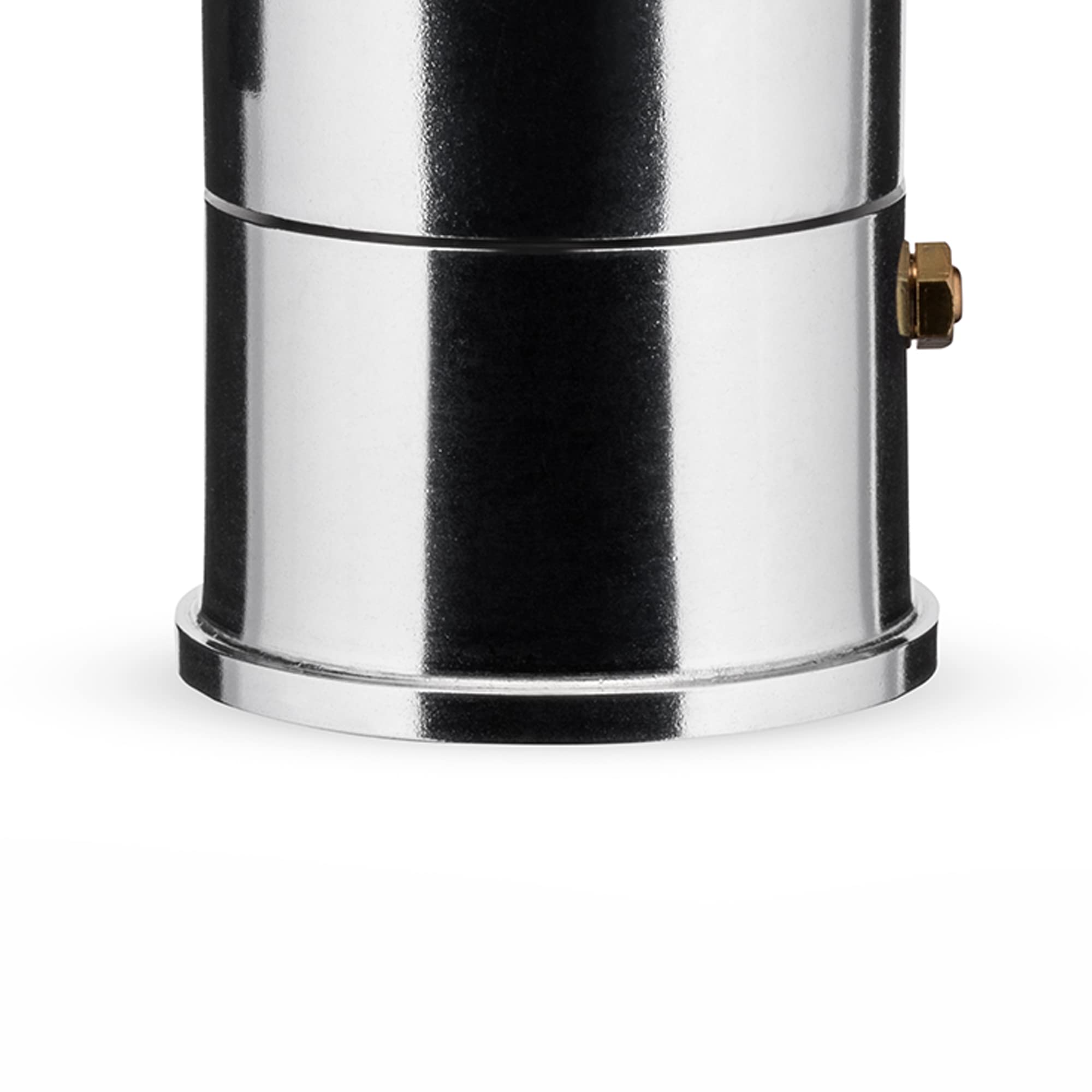 Alessi A9095/3 B La Cupola - Design Espresso Coffee Maker, Aluminum And Thermoplastic Resin, 3 Cups, Black Handle