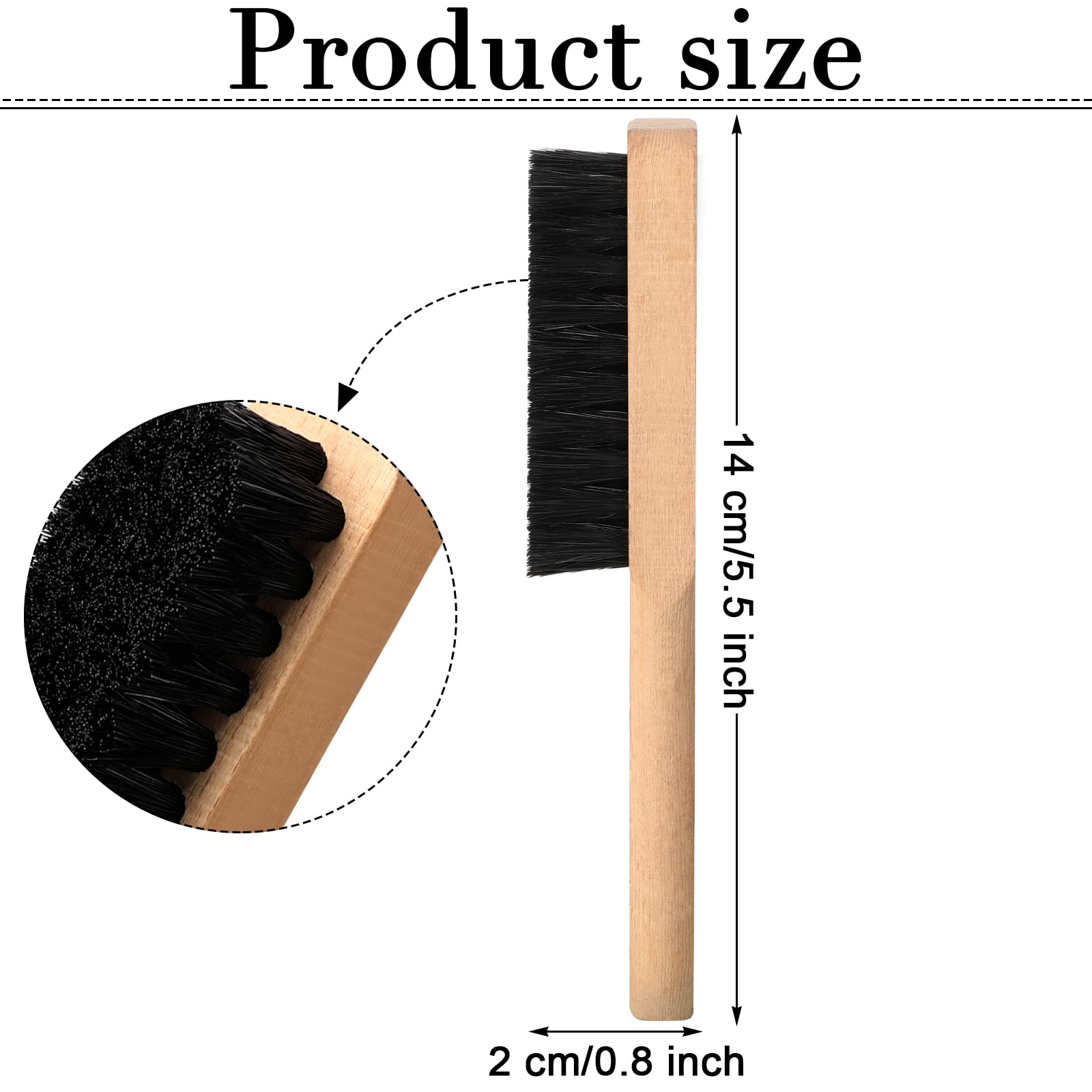 3 Pcs Laundry Stain Brush Soft Bristle Brush Velvet Furniture Brush With Wooden Handle Stain Brush Clothes Brush Stain Remover T