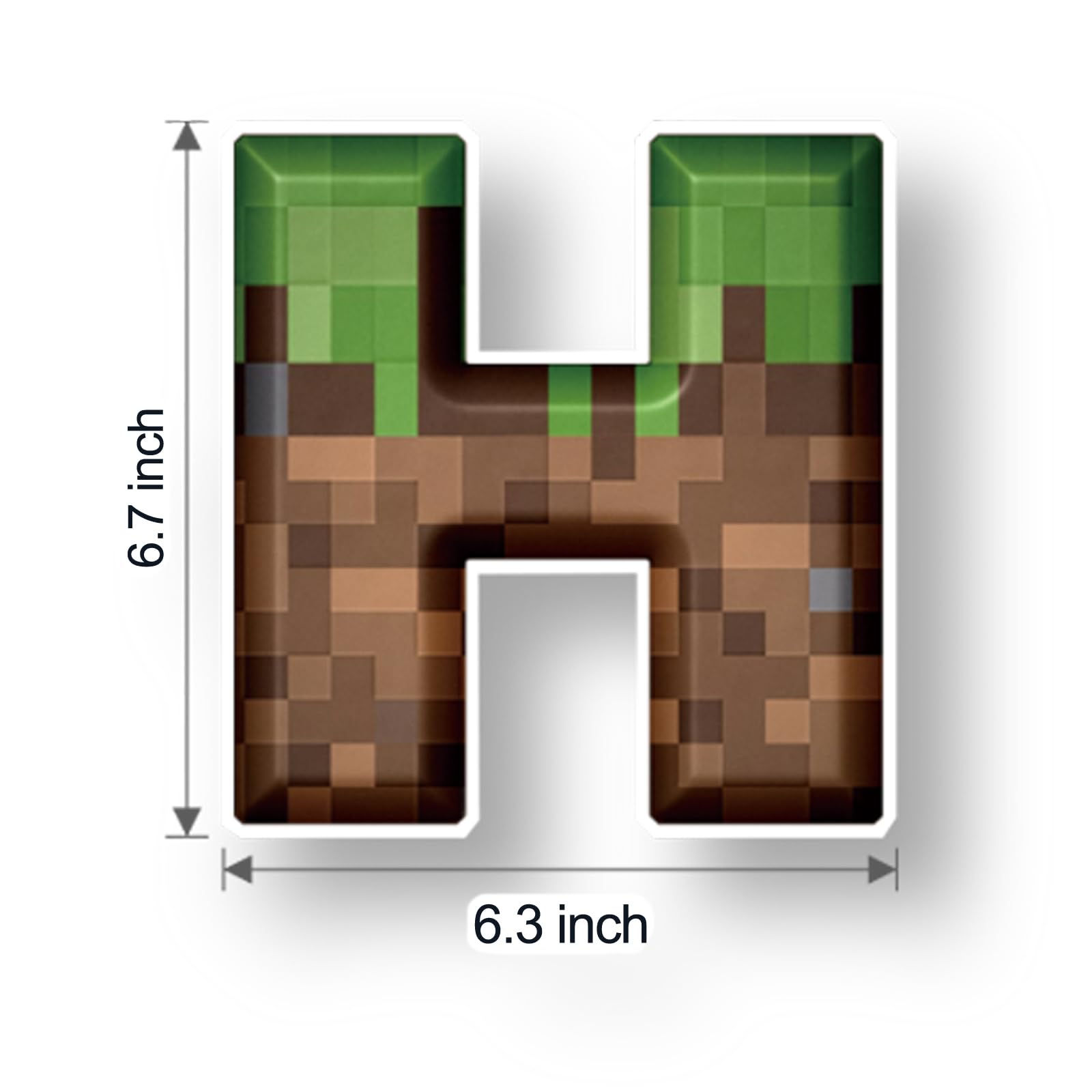 Pixel Birthday Decorations,Happy Birthday Banner,Mining Theme Party Favors Supplies