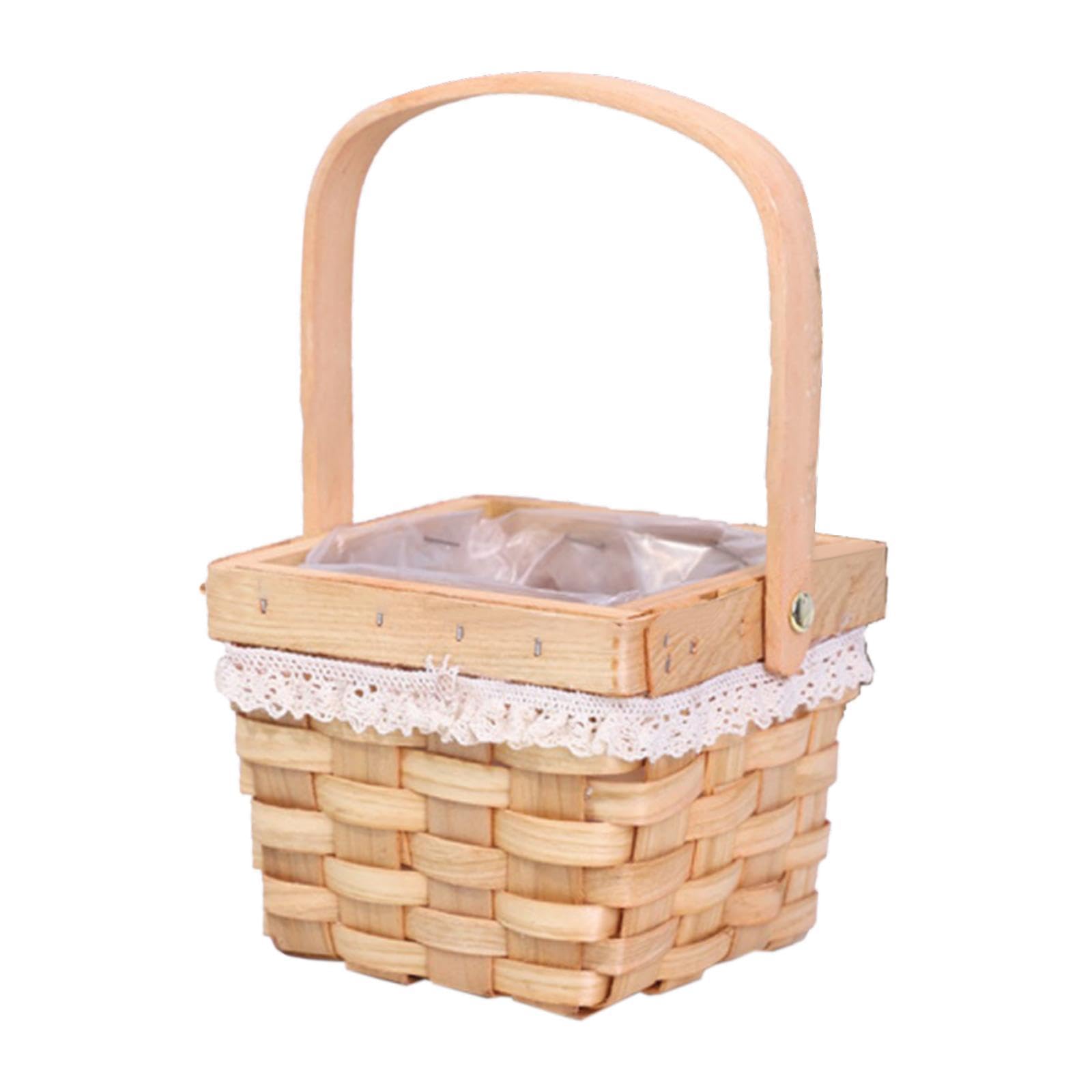 Heavenglow Handwoven Basket Multifunction Rattan Basket For Windowsill Living Room Lawn| Baskets, Pots & Window Boxes