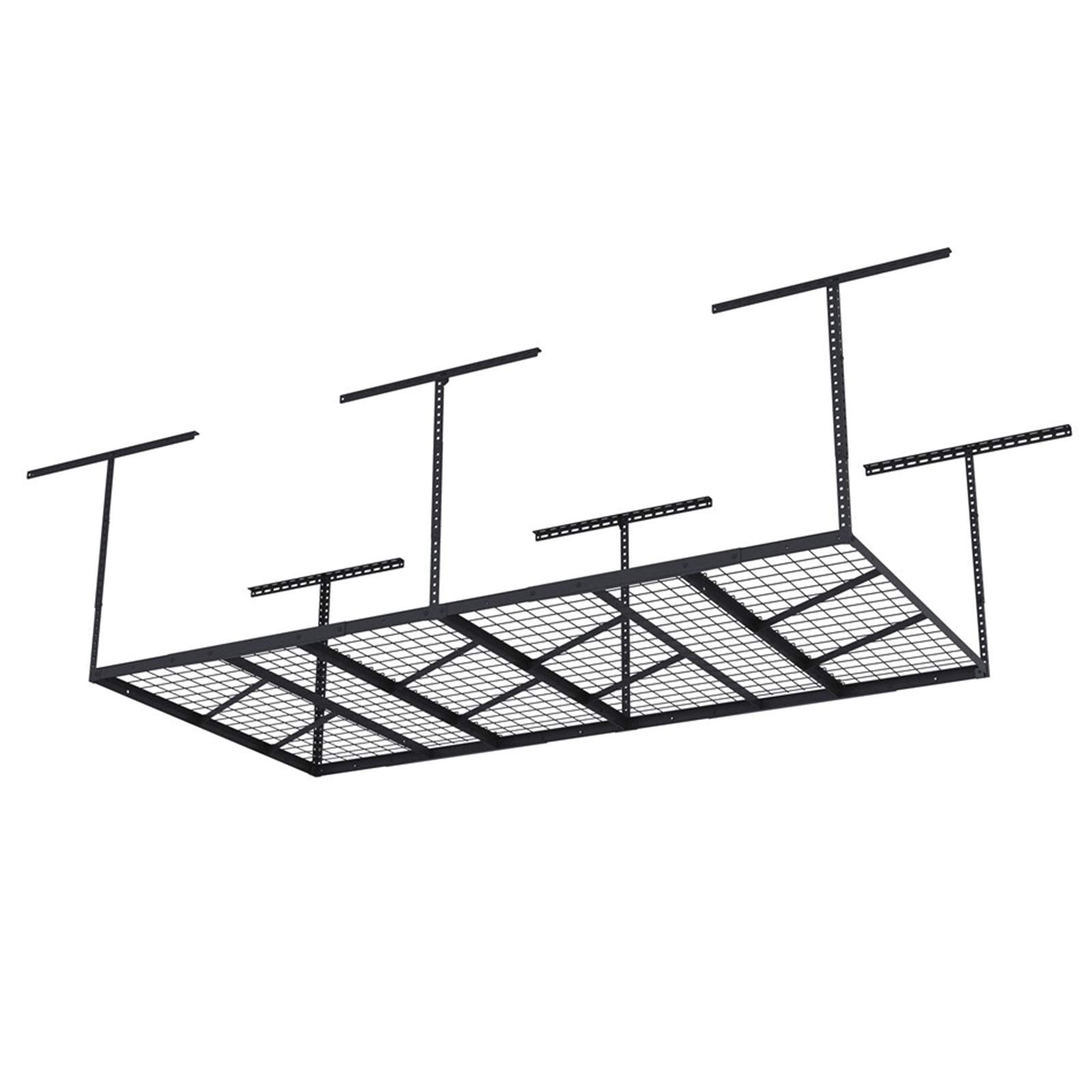 Fleximounts Pro 4X8 Overhead Garage Storage Rack,Adjustable Garage Storage Organization Systerm,Heavy Duty Metal Garage Ceiling