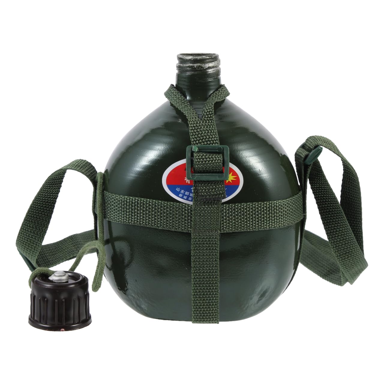 GOOHOCHY Military Canteen Camping Water Bottle WearResistant Water Canteen for Outdoor Training Travel Compact Military Bottle 