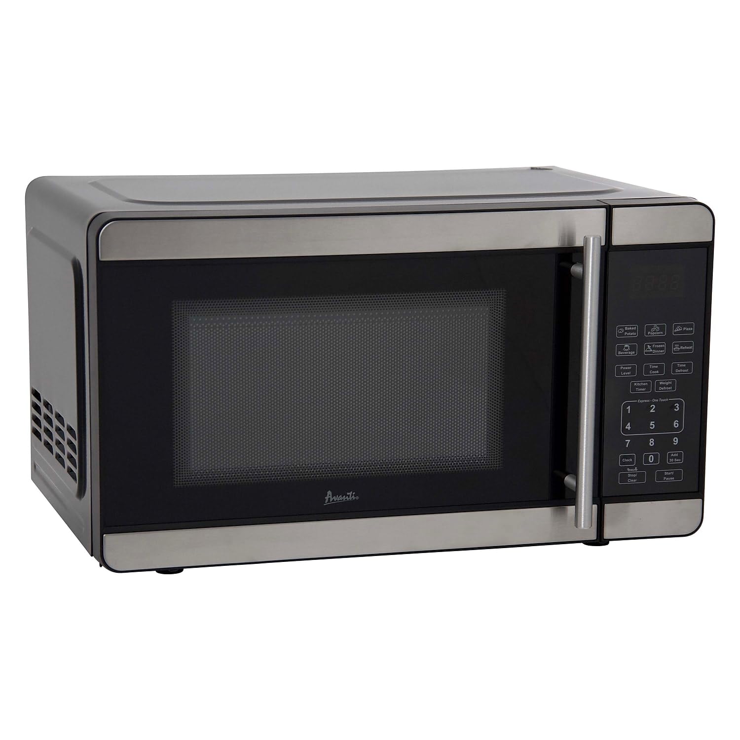 Avanti Mo7103Sst 0.7 Cu.Ft Capacity Microwave Oven, 700 Watts, Stainless Steel And Black