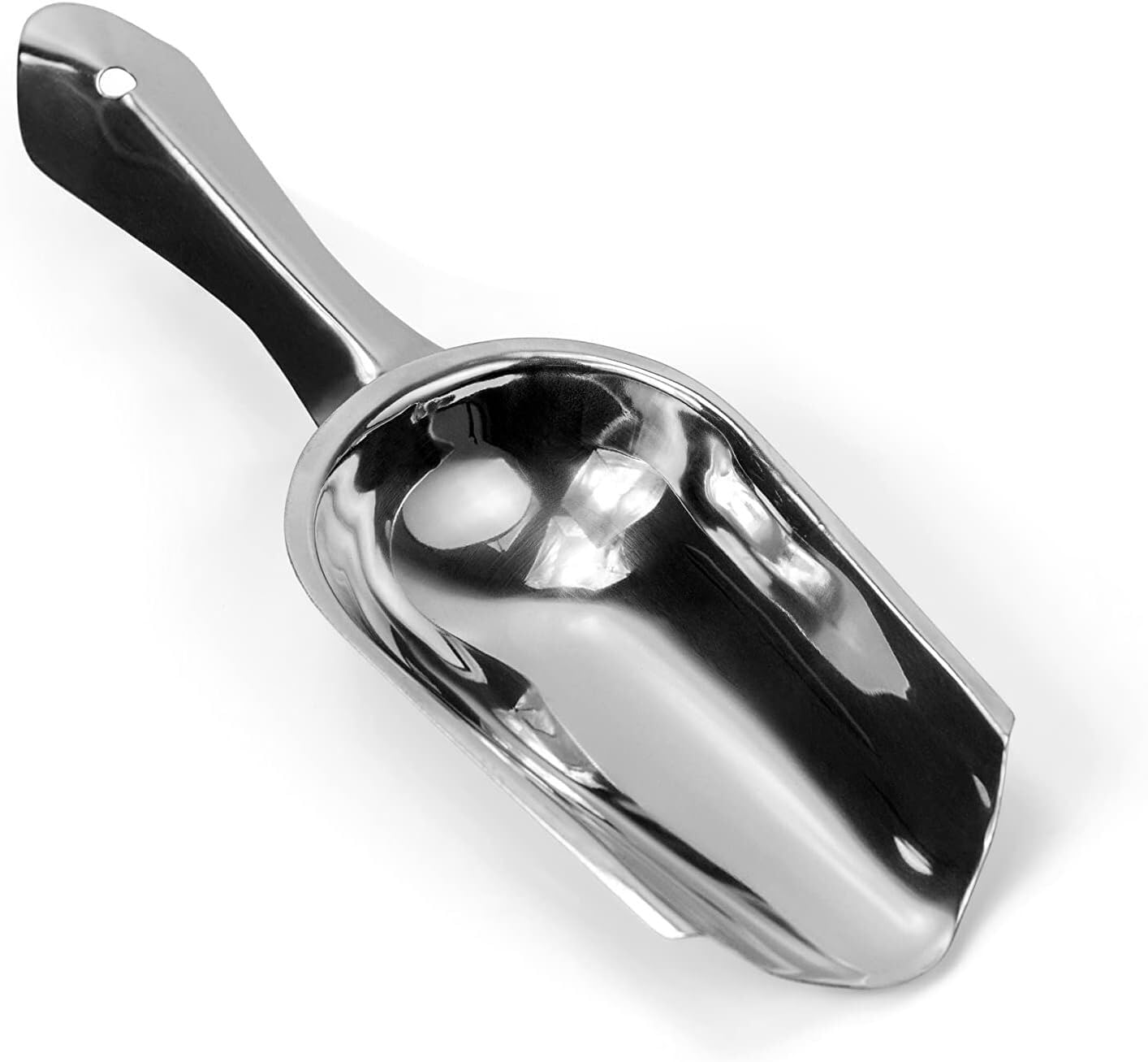 Great Credentials Stainless Steel Ice Scoop For Bars, Restaurants, And Home Use - Perfect For Scooping Ice, Dry Goods, And More